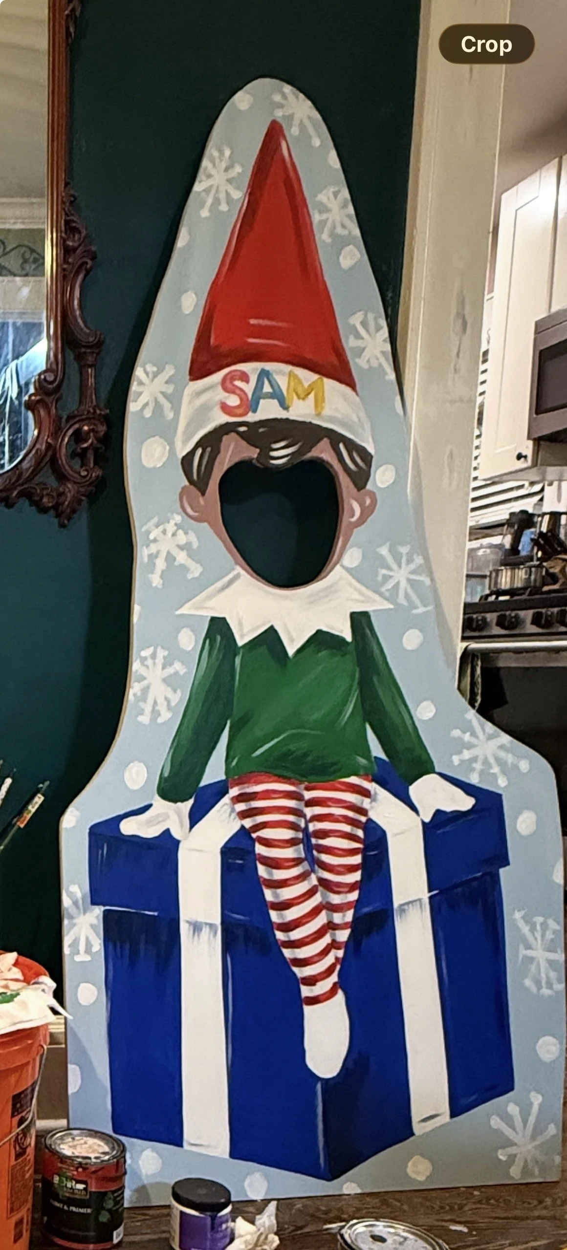 Life Size SAM the Elf, for Springfield Ave Maplewood, 2025