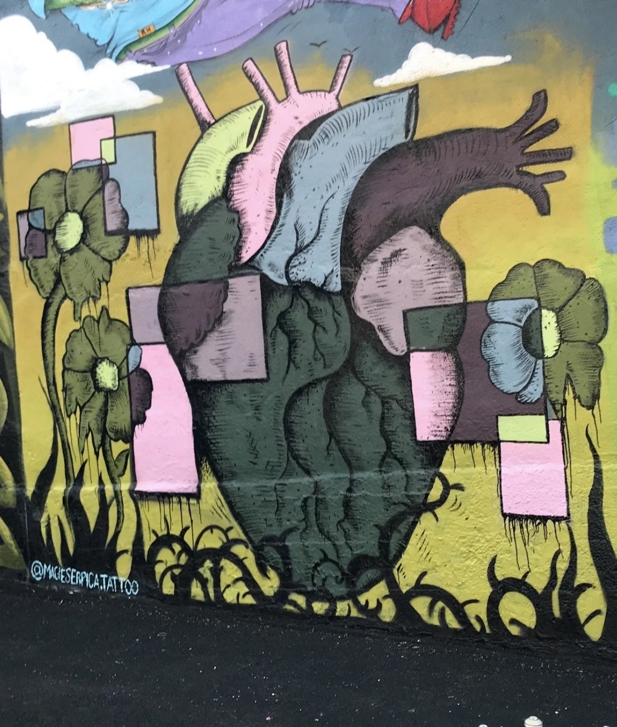 "Depression Heart" Castleton Ave Artists Alley, Staten Island, 2018