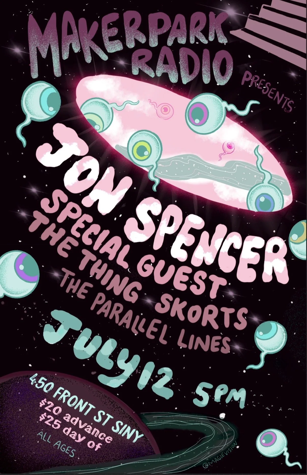 Jon Spencer @ Maker Park Radio, Staten Island NY, 2025
