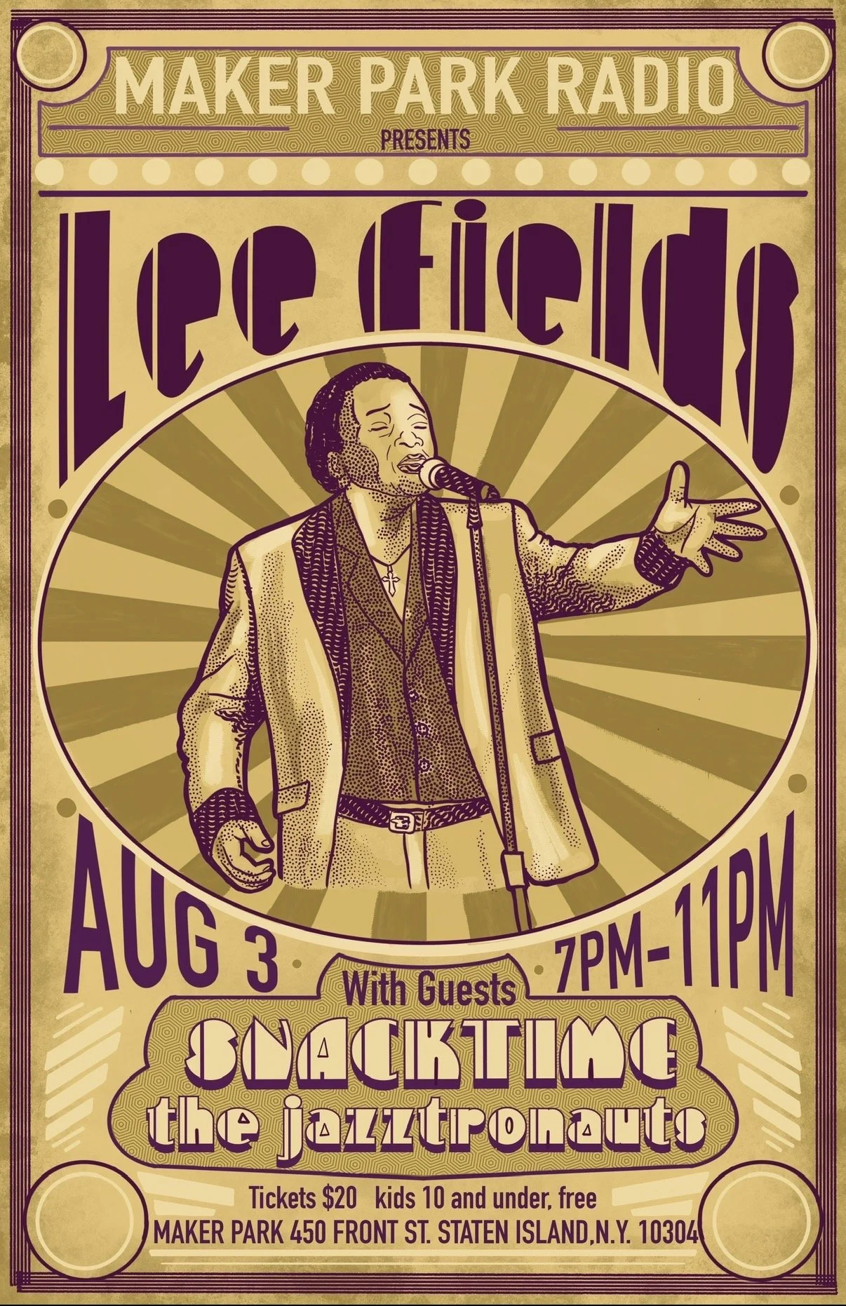 Lee Fields Poster Design, 2024