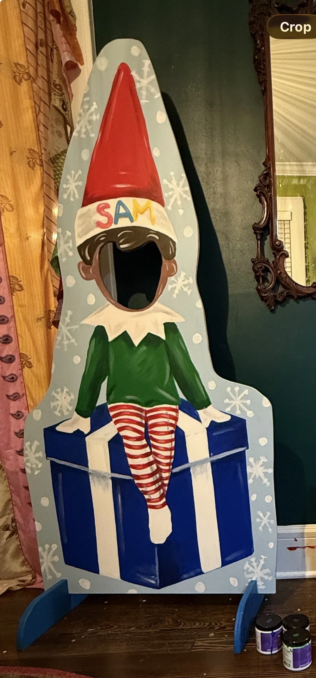 Life Size SAM the Elf, for Springfield Ave Maplewood, 2025