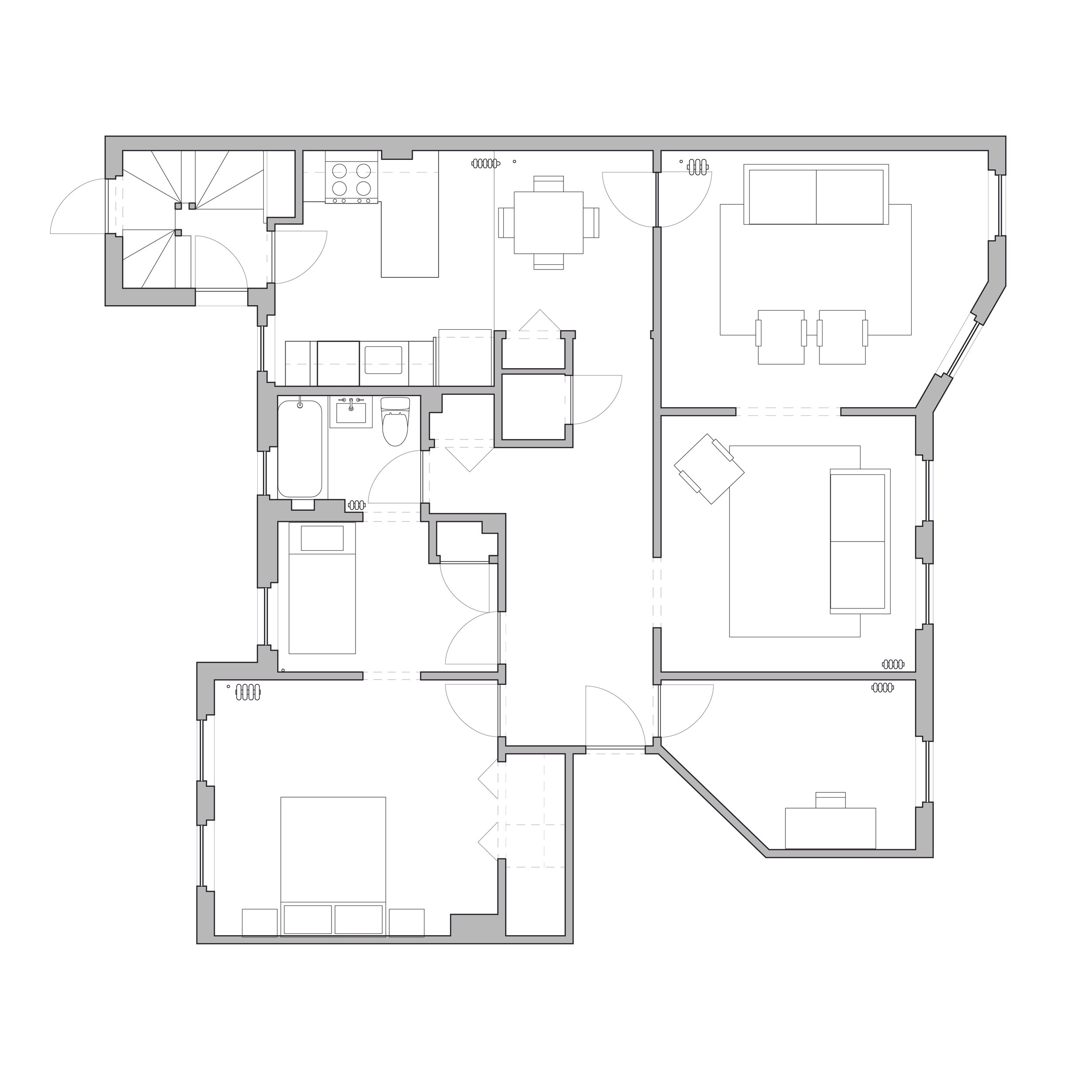Floor Plan Before