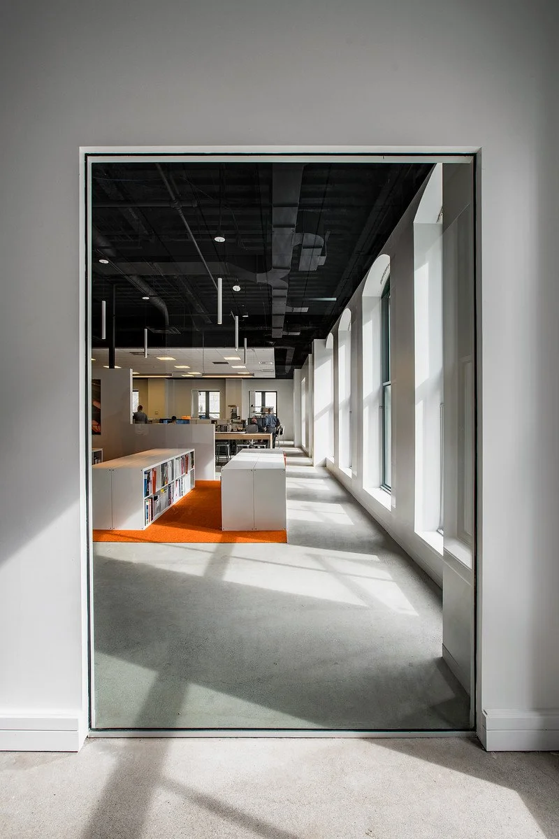   Architecture Studio     I        A creative workplace is made by stripping excess, exposing the raw materials of the existing building