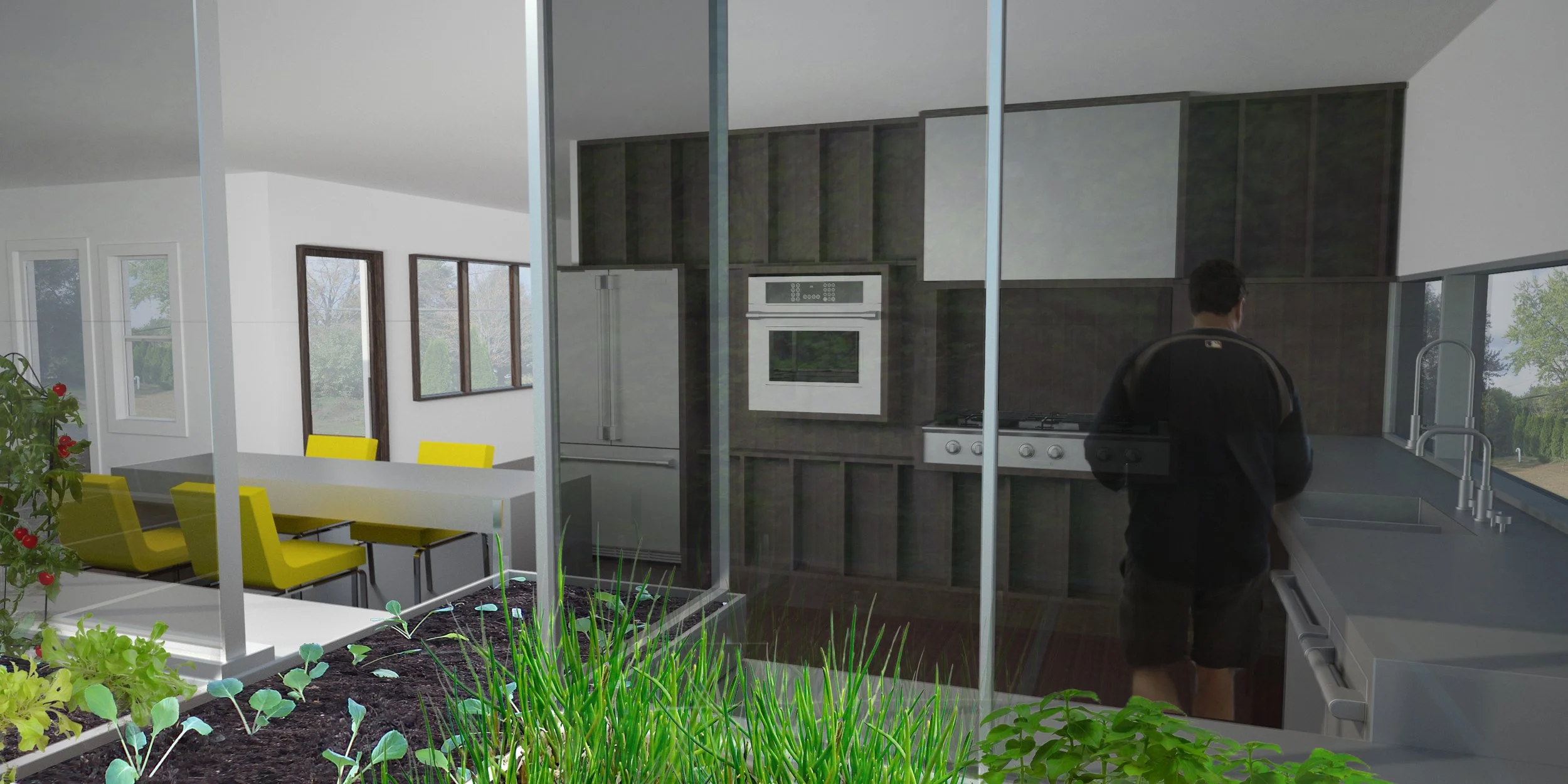   Life Cycle Farm Kitchen      I        This kitchen draws a family together through appreciation for multi-generational cooking and accessibility
