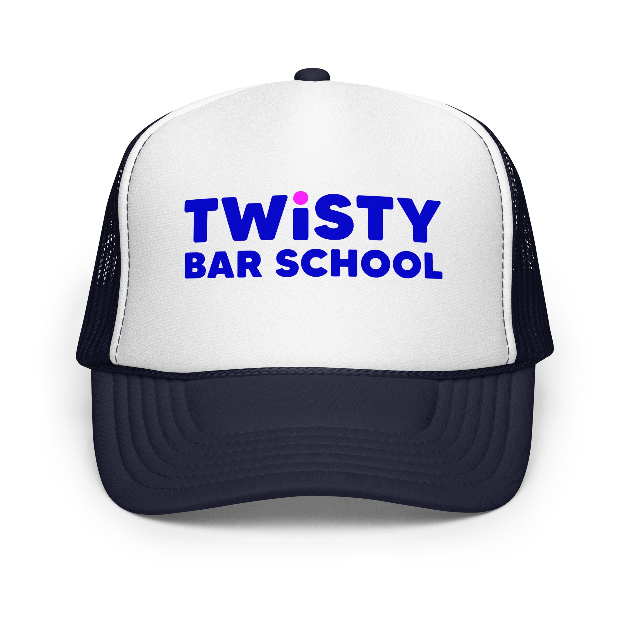 Trucker Hat - Magenta Dot