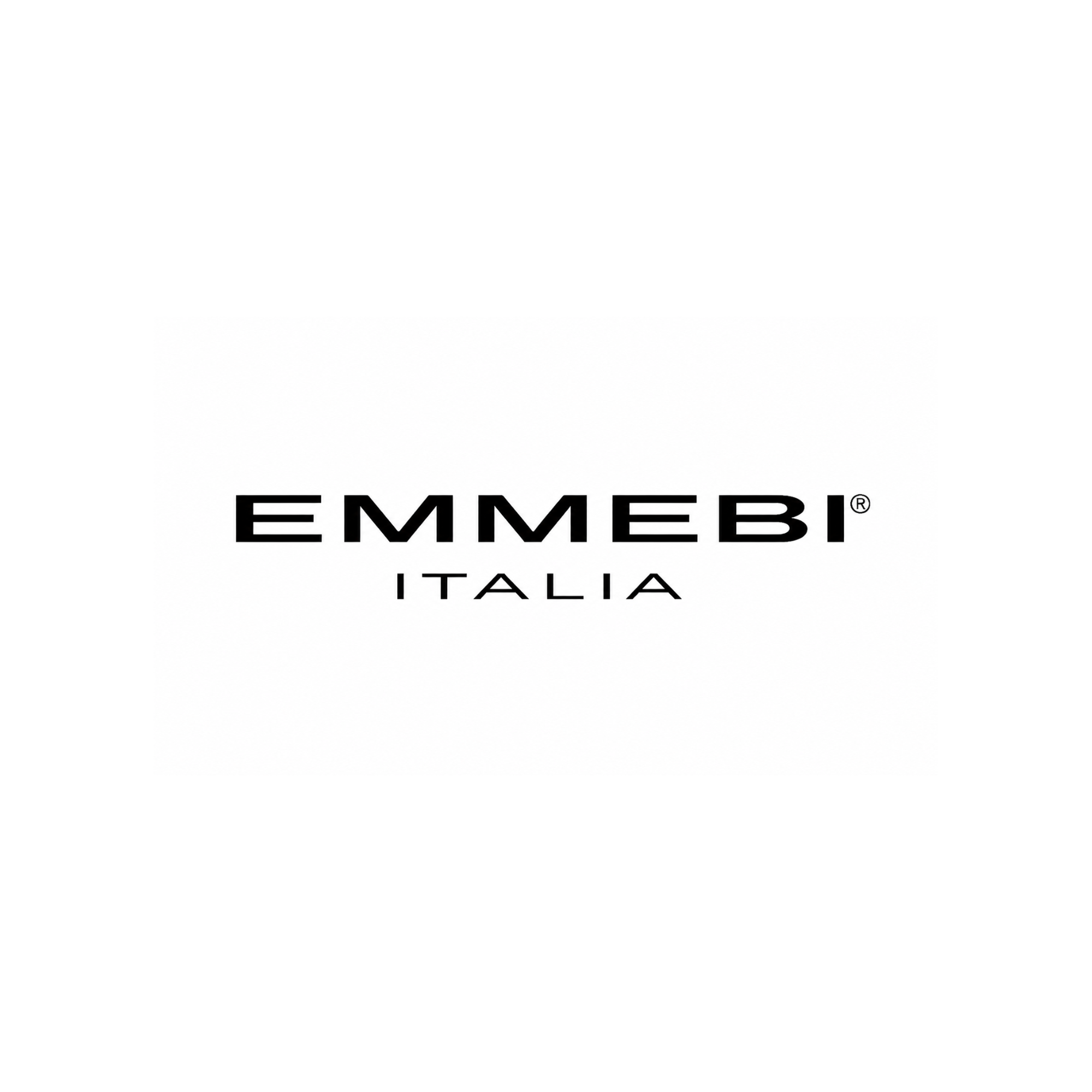 White background with the word "EMMER" in large black uppercase letters, and the word "Italy" underneath in smaller uppercase letters.