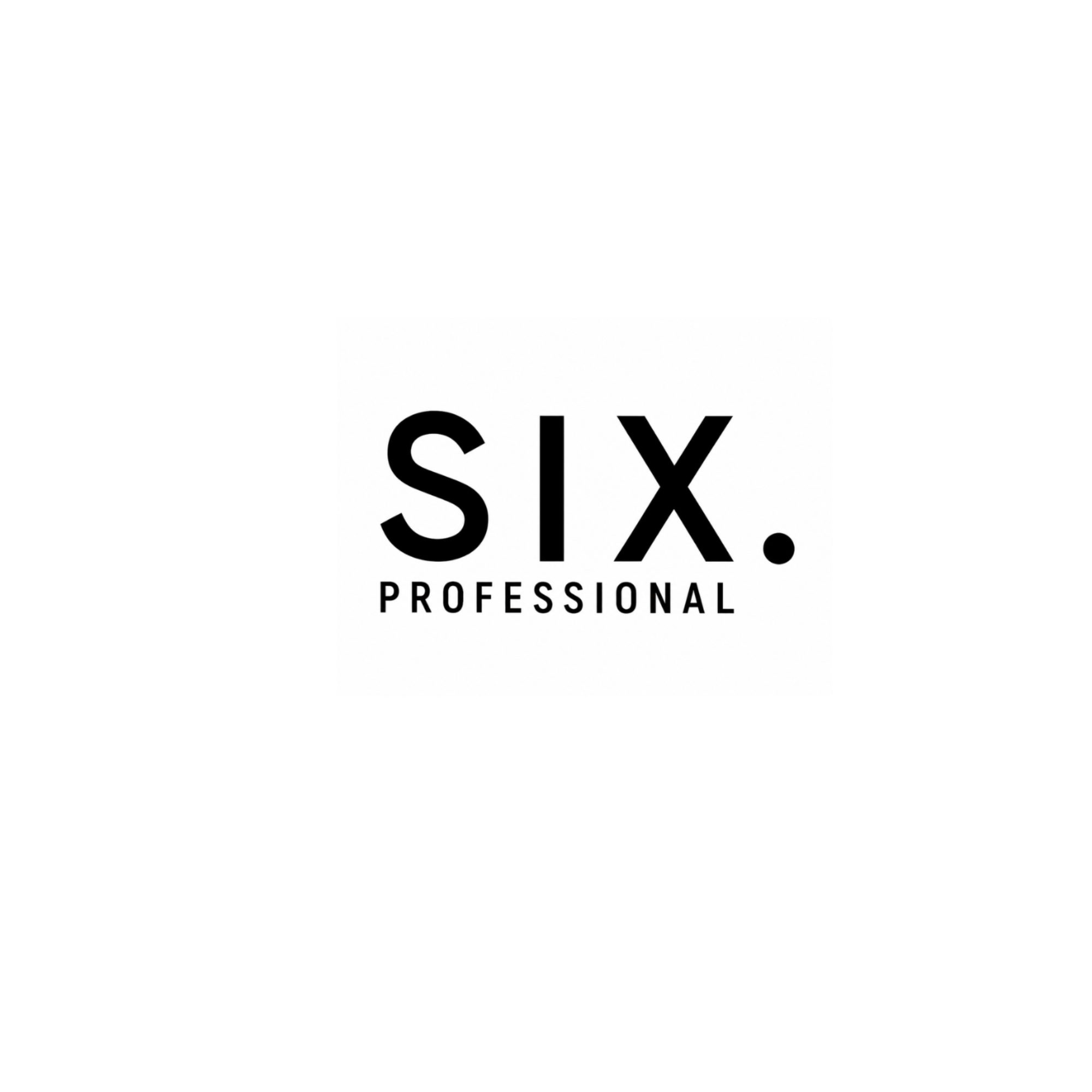 Black text on white background reads, 'Sixixx Professional'.
