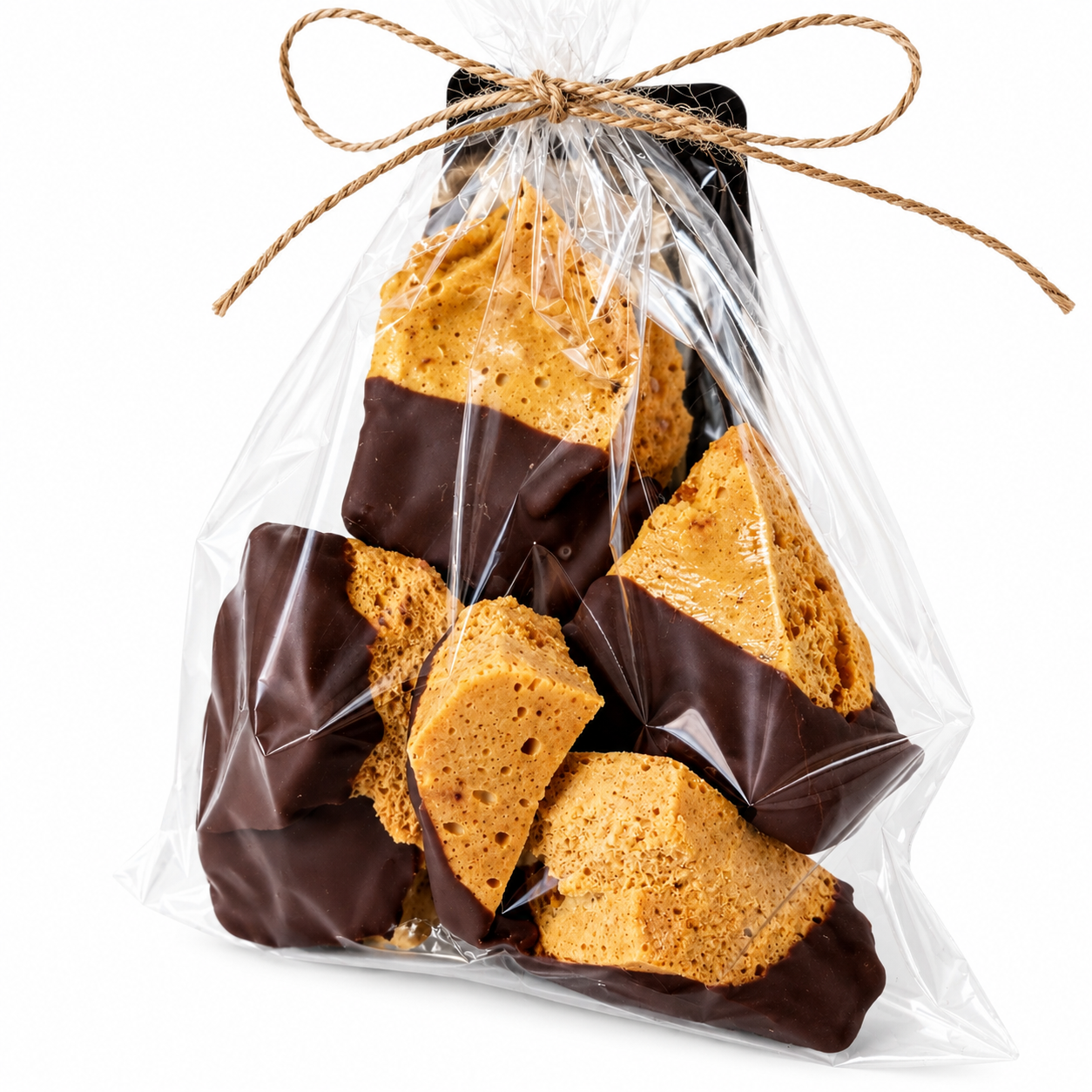Homemade Dipped Sponge Toffee