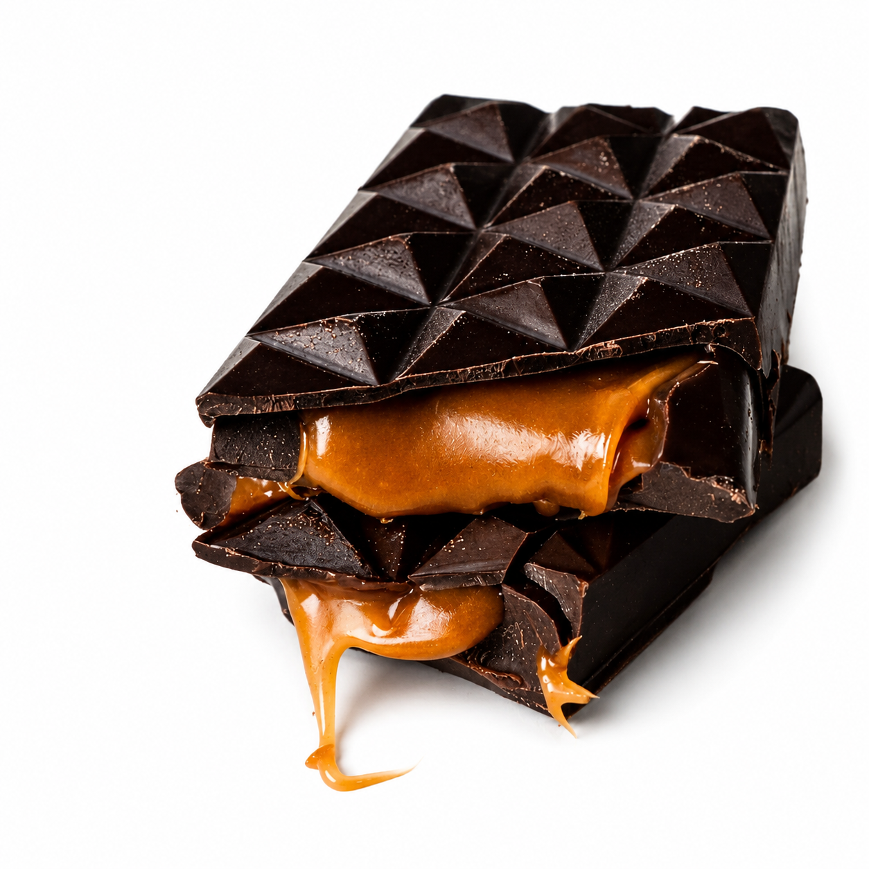 Caramel-Filled Chocolate Bar
