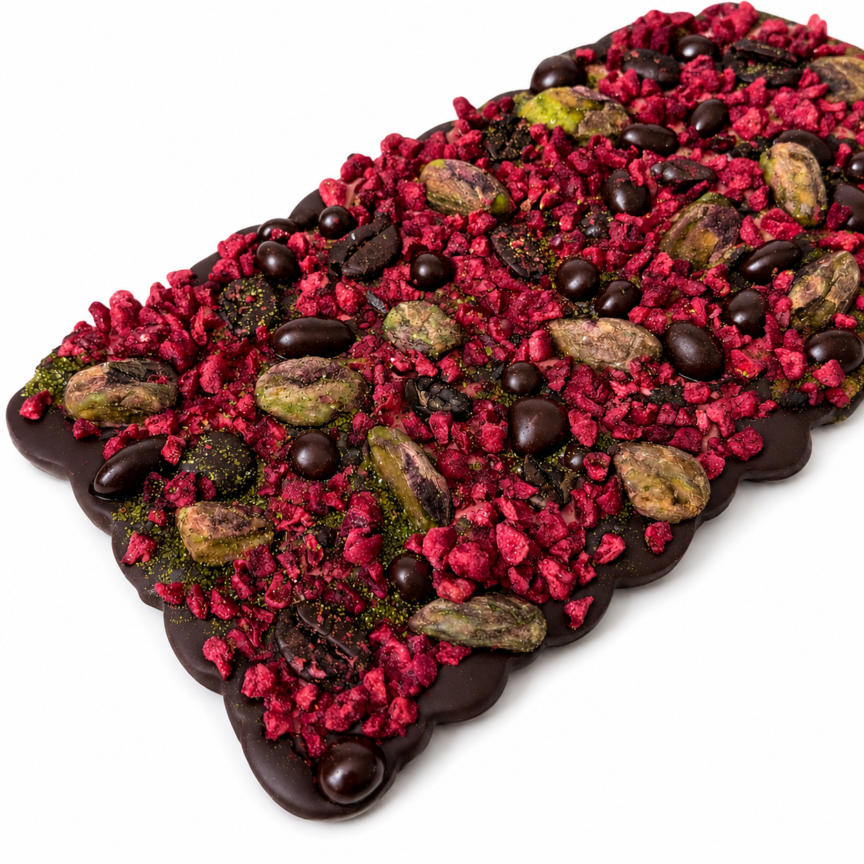 Raspberry•Espresso Artisanal Belgian Chocolate Bark