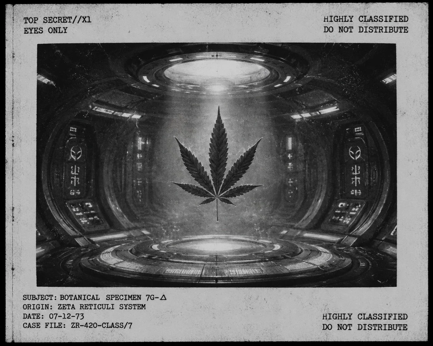 [TUAN DISCLOSURE ARCHIVE // DECLASSIFIED MATERIAL]

The following image was recovered from restricted TUAN aerospace files and cleared for limited public release under the Alien Botanical Disclosure Initiative.

Depicted within the craft: a levitatin