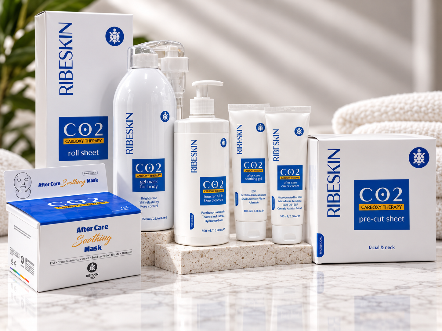 Ribeskin CO₂ Carboxy Therapy Facial & Body Professional Combo
