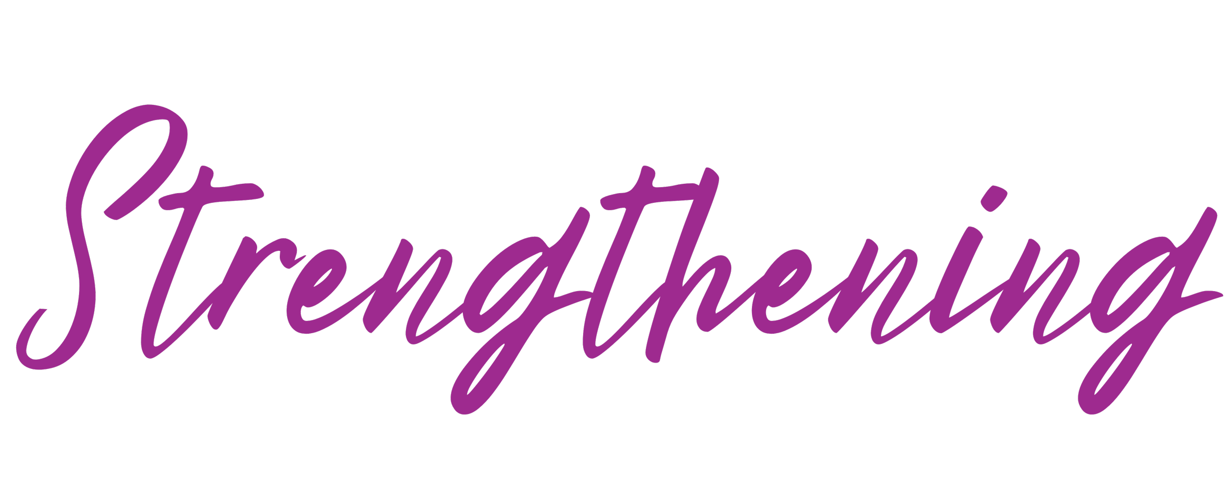 The word 'Strejfheinu' written in purple cursive text on a black background.