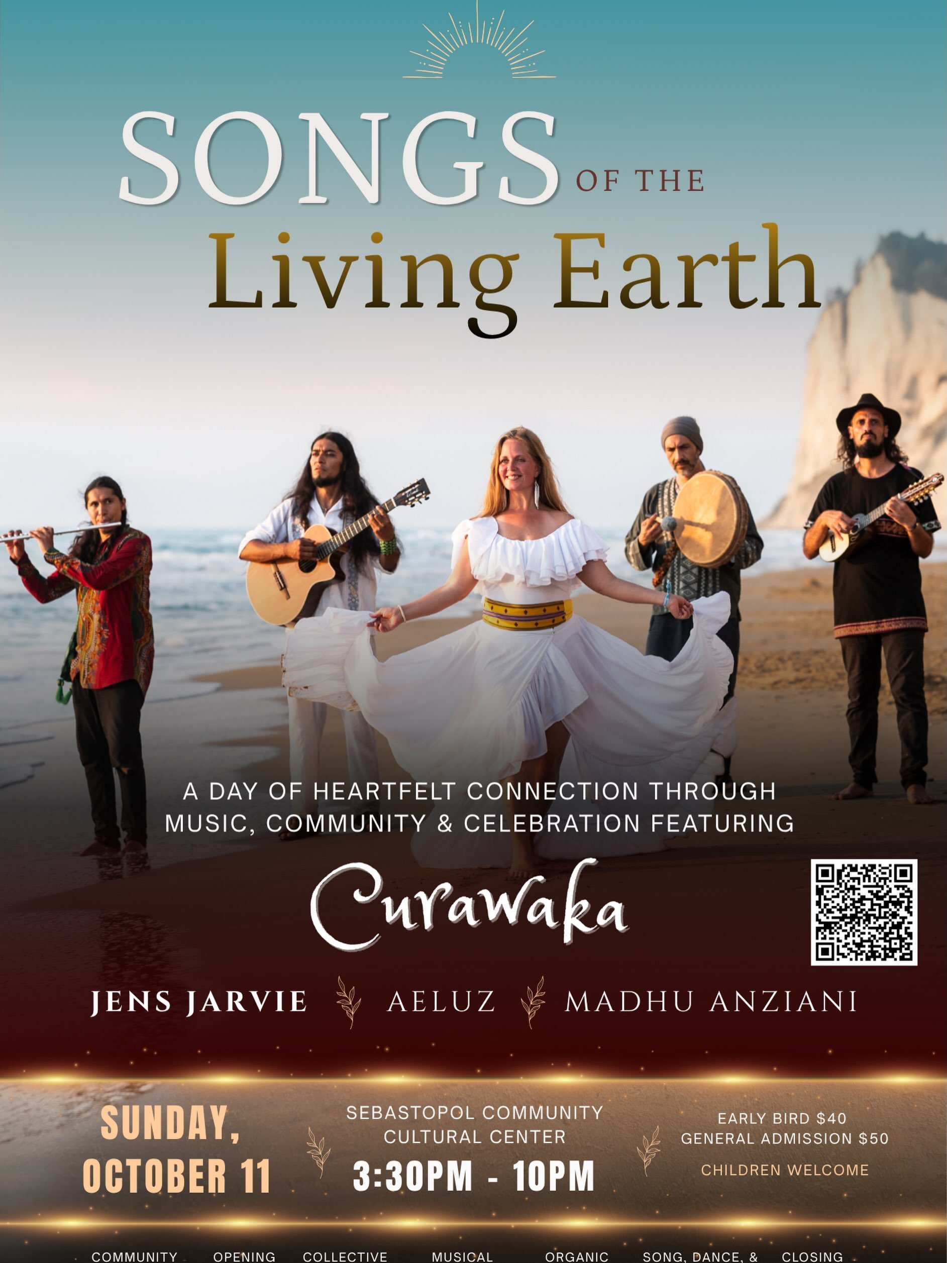 THIS FALL! Join us for an unforgettable afternoon and an evening of music, community, and celebration as the internationally acclaimed band @curawaka_official travels from Europe for a first time Northern California performance in Sebastopol.
Rooted 