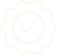 An abstract, black and white icon of a gear or cogwheel with a circular arrow surrounding it.