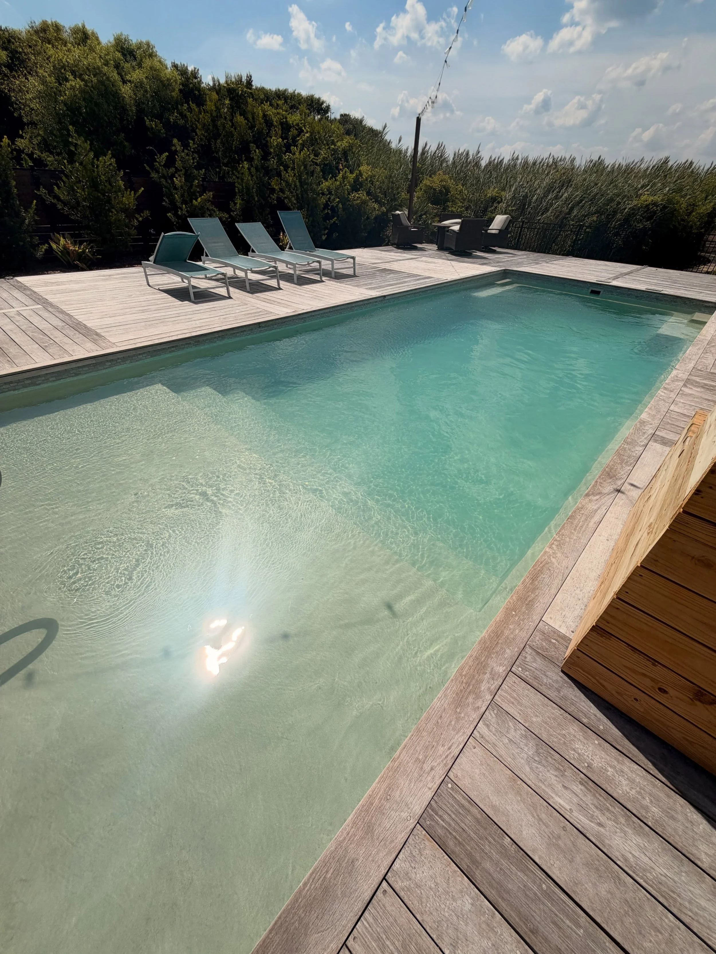 Pools are meant to help you relax&mdash;not give you more to worry about. 💦

Leave the cleaning, balancing, and maintenance to us so you can spend more time enjoying your pool.

📍Serving Jacksonville to Wilmington, NC.
📩 DM us for a free quote!