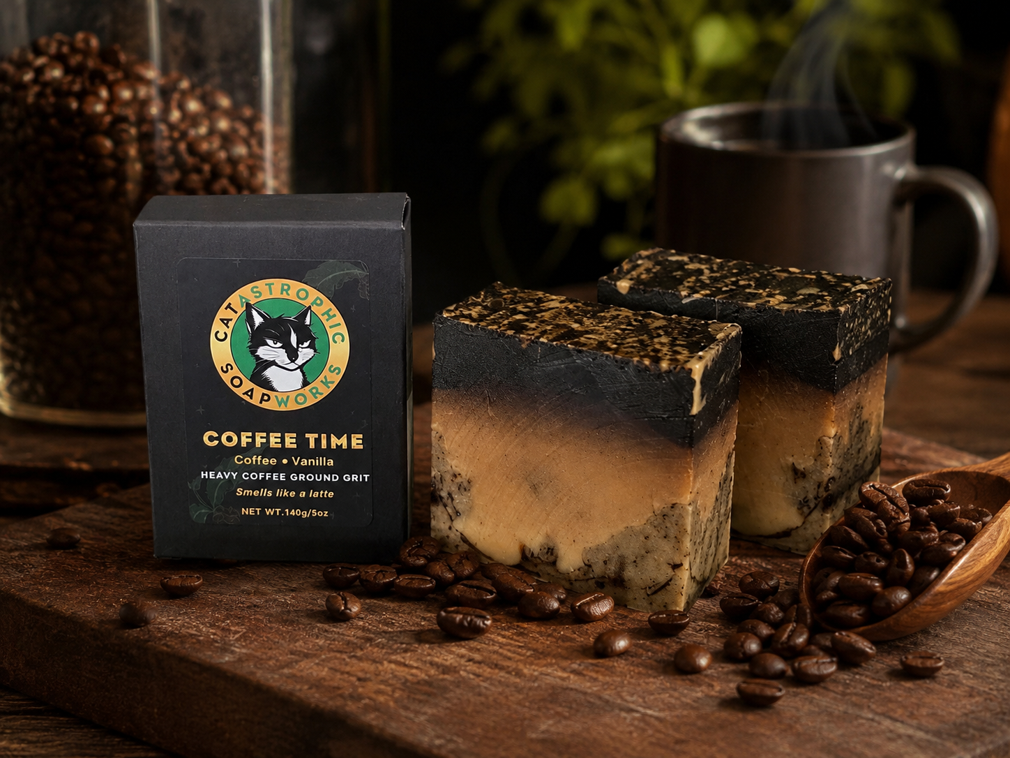Coffee Time - Goat's Milk Bar Soap (5oz)