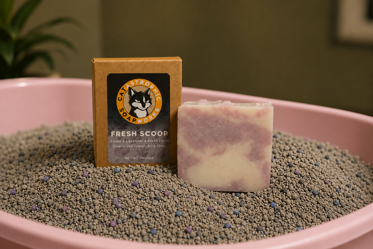 Fresh Scoop (Clean Litter) - Goat's Milk Bar Soap (5oz)