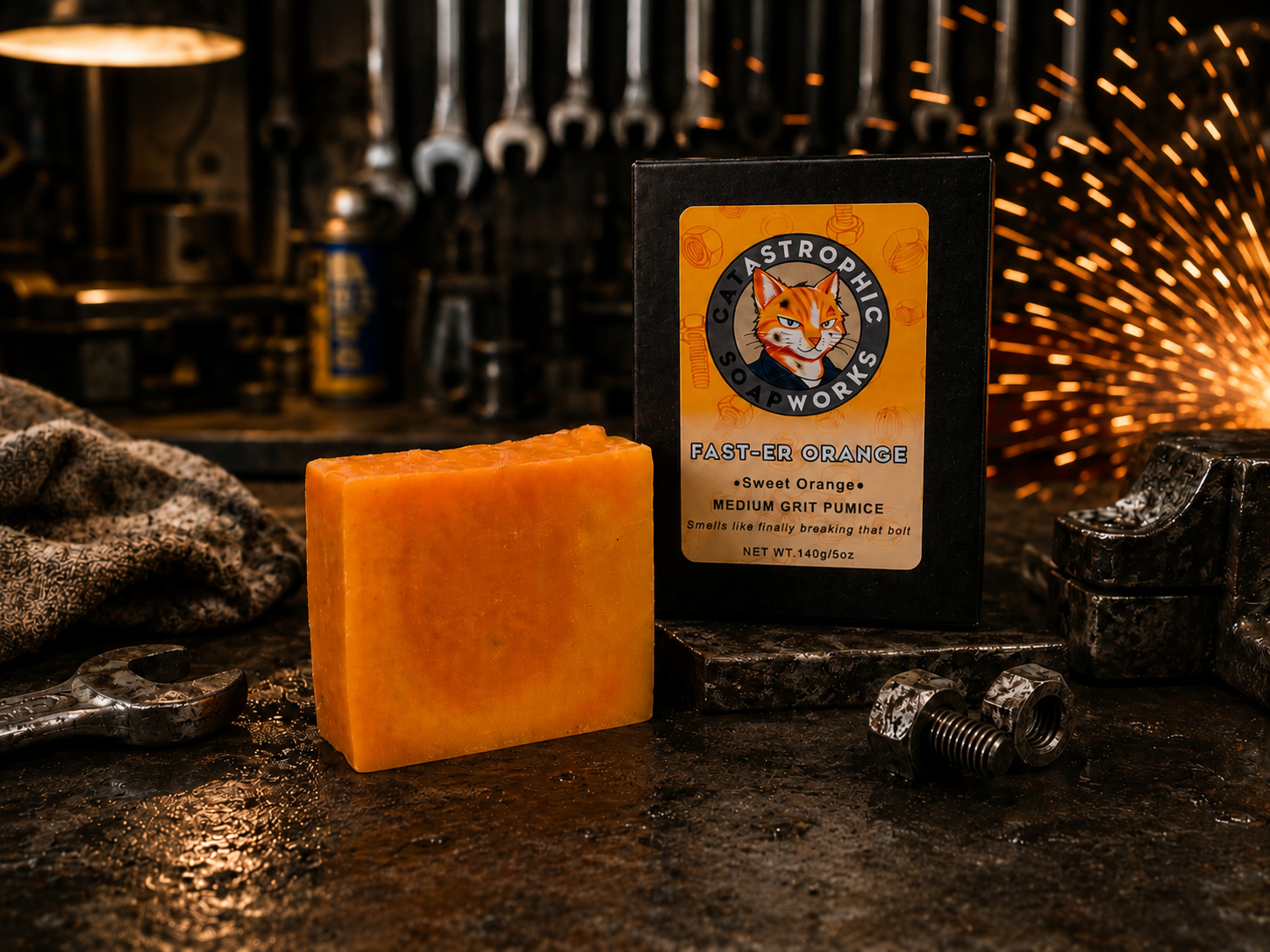 Fast-er Orange - Goat's Milk Bar Soap (5oz)