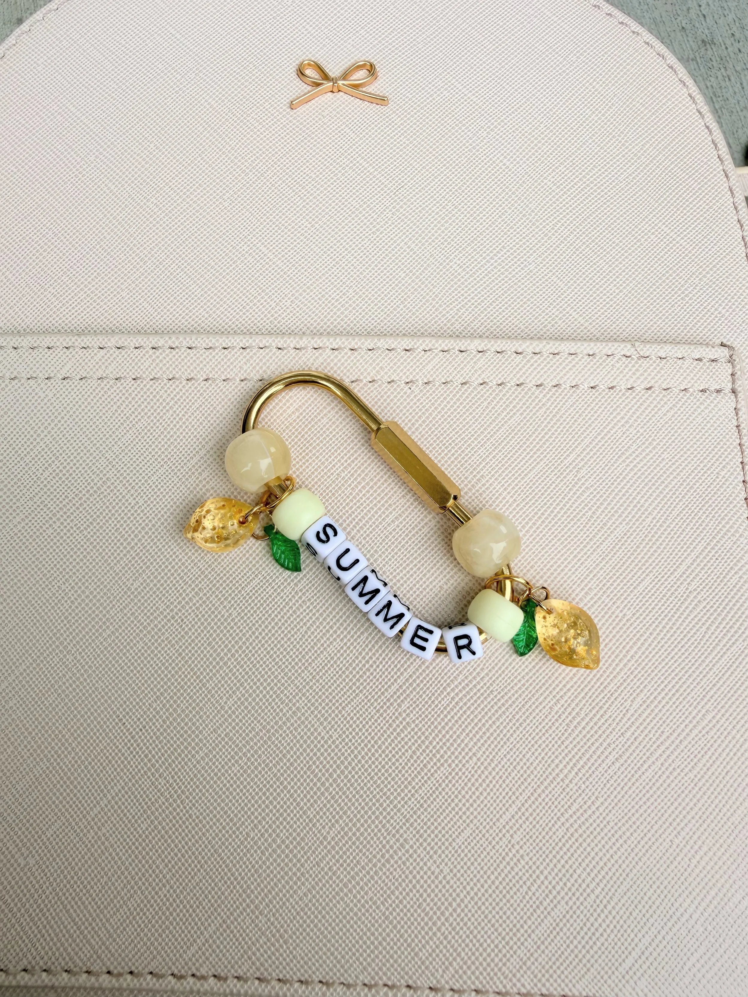 Lemon Summer Bag Charm