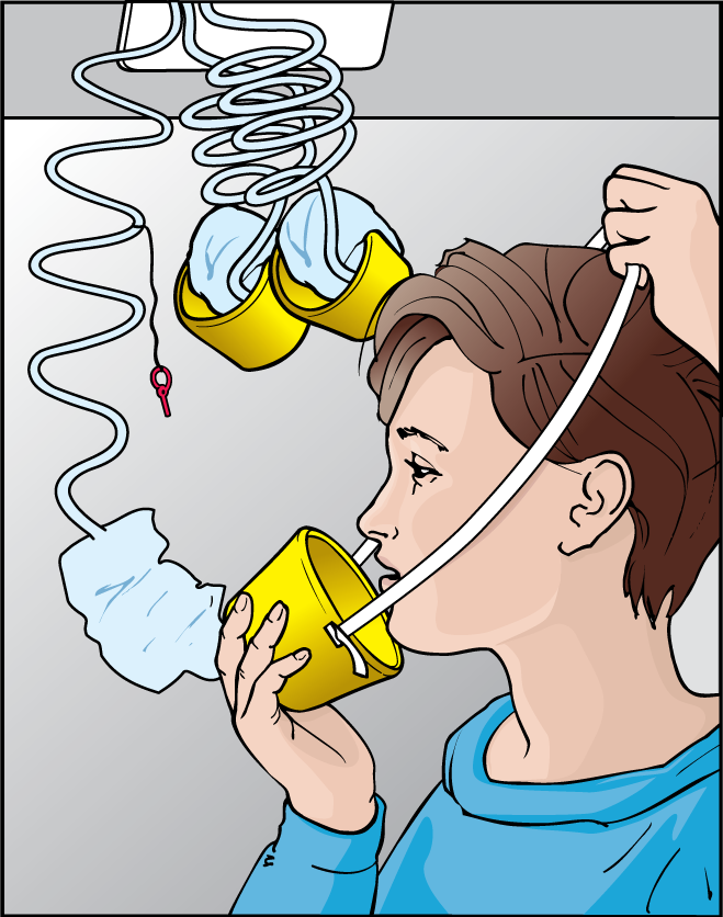 Aero Safety Graphics' oxygen mask illustration