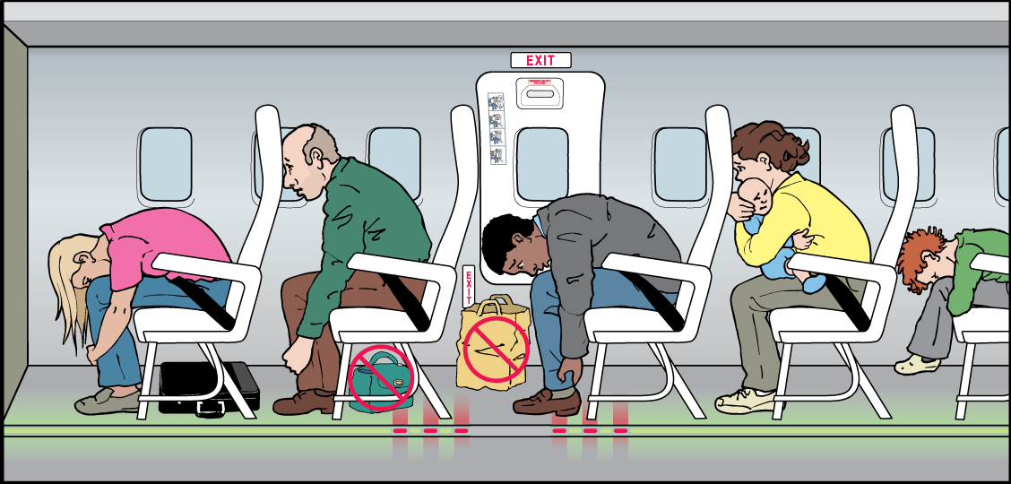 A less experienced designer's busy illustration combining mixed messages