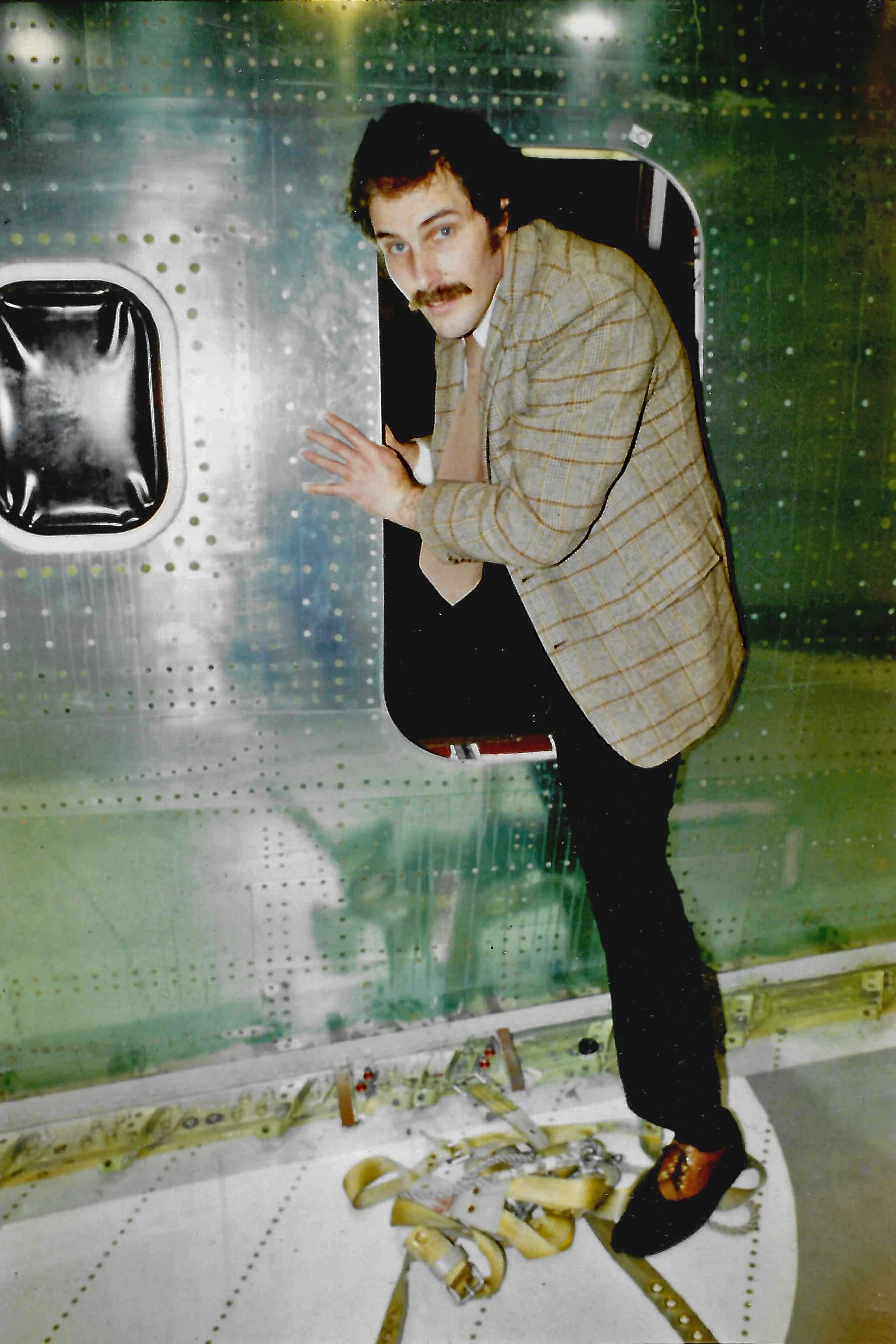 Our founder, Peter Bonneau, aiding Boeing in certifying one of their planes in the mid 1980s