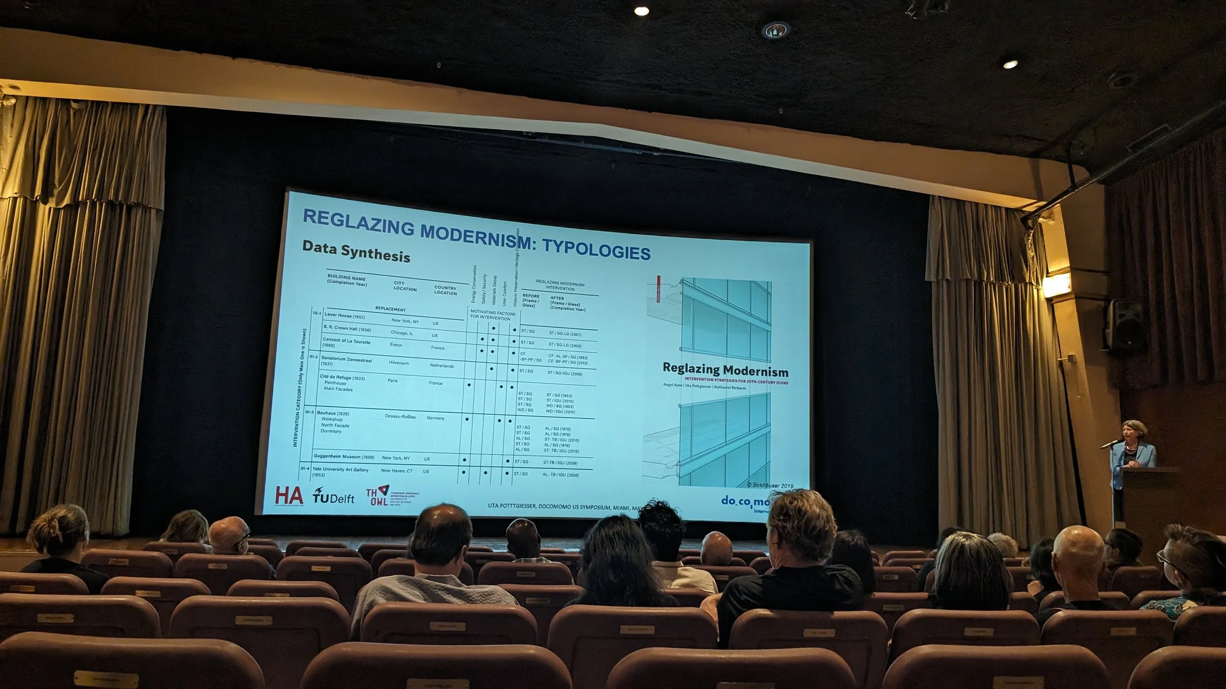 Presenting insights from Reglazing Modernism at Docomomo US