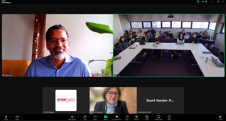 Sharing lessons learned from Reglazing Modernism with Harvard GSD students