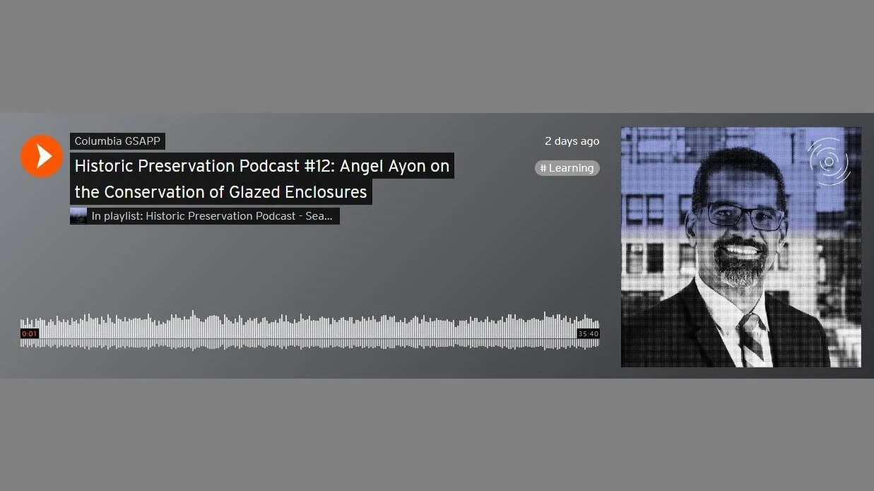 Podcast on Conservation of Modern Architecture with AYON Studio Principal