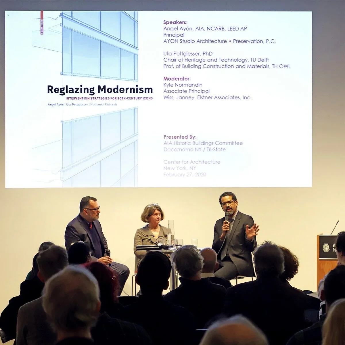 Reglazing Modernism Book Talk at AIA NY