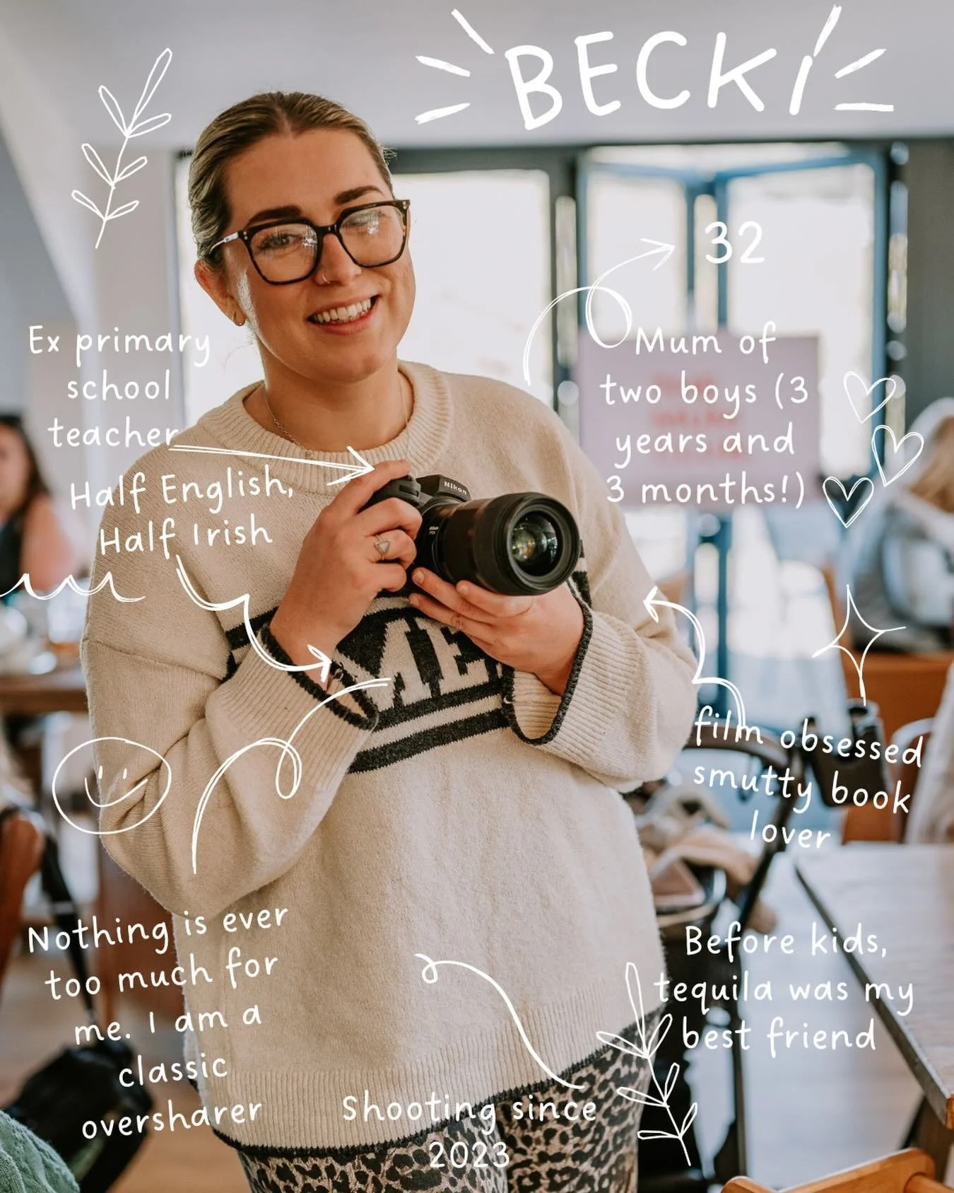 I guess it&rsquo;s time I introduce myself! 

I&rsquo;m Becki 👋🏻

32, Mum of 2 (3 years and 3 months!), ADHD-powered, professionally chatty, emotionally invested in everyone, and approximately 2 hours away from calling you my pal. 

Part hype woman