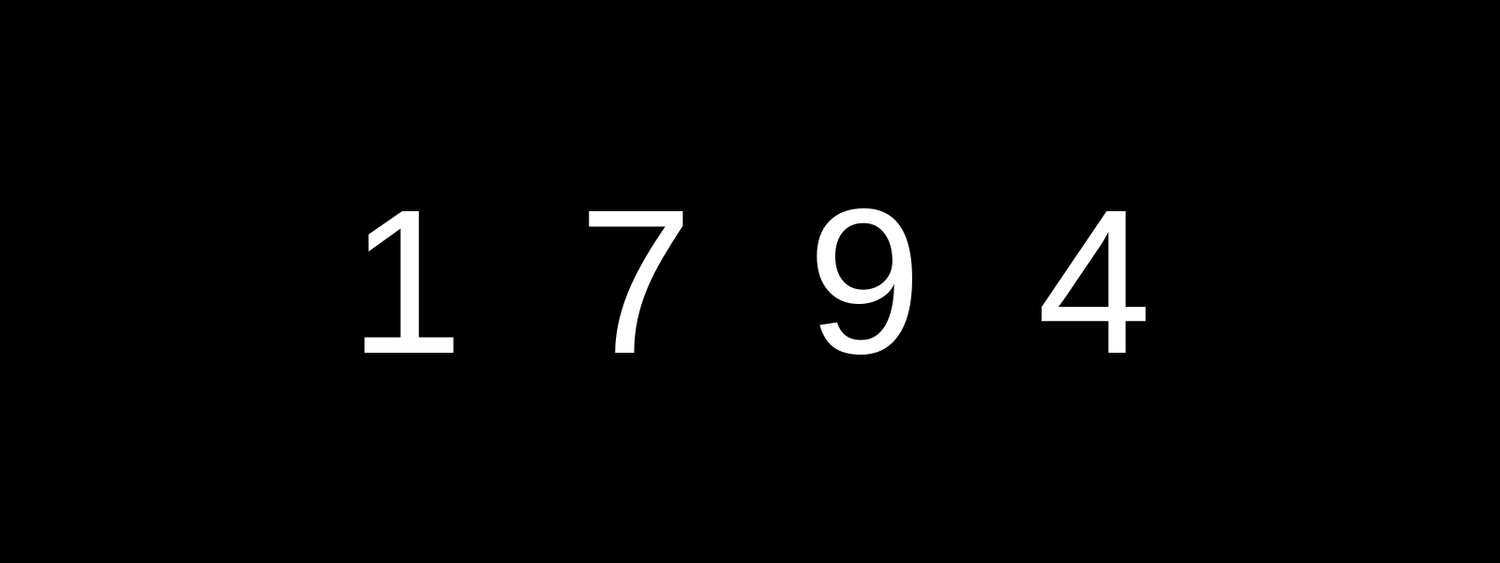 1 7 9 4