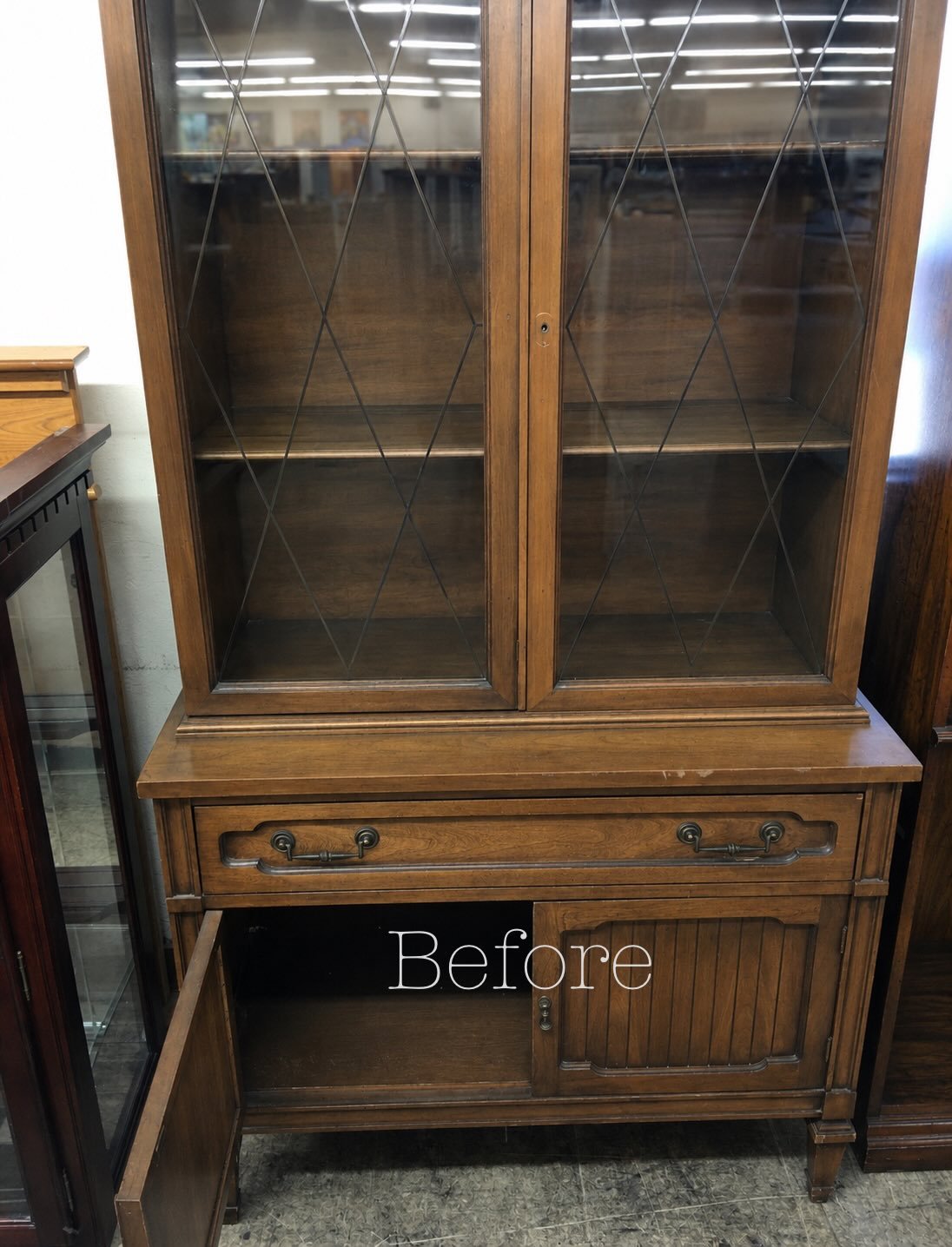 This is what we mean when we say ..thoughtfully restored vintage pieces, reimagined for modern living . Pieces like this are why we fall love with restoration in the first place &mdash; preserving craftsmanship while giving beautiful furniture an ano