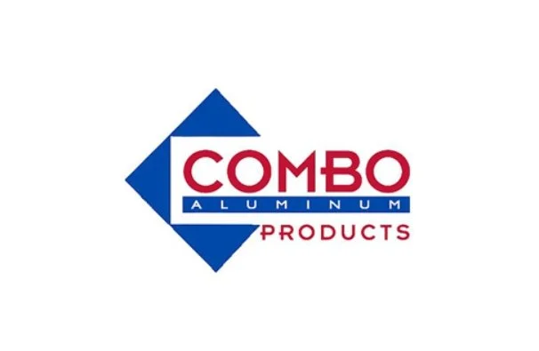 Combo Aluminum Products logo with blue, red, and white design.