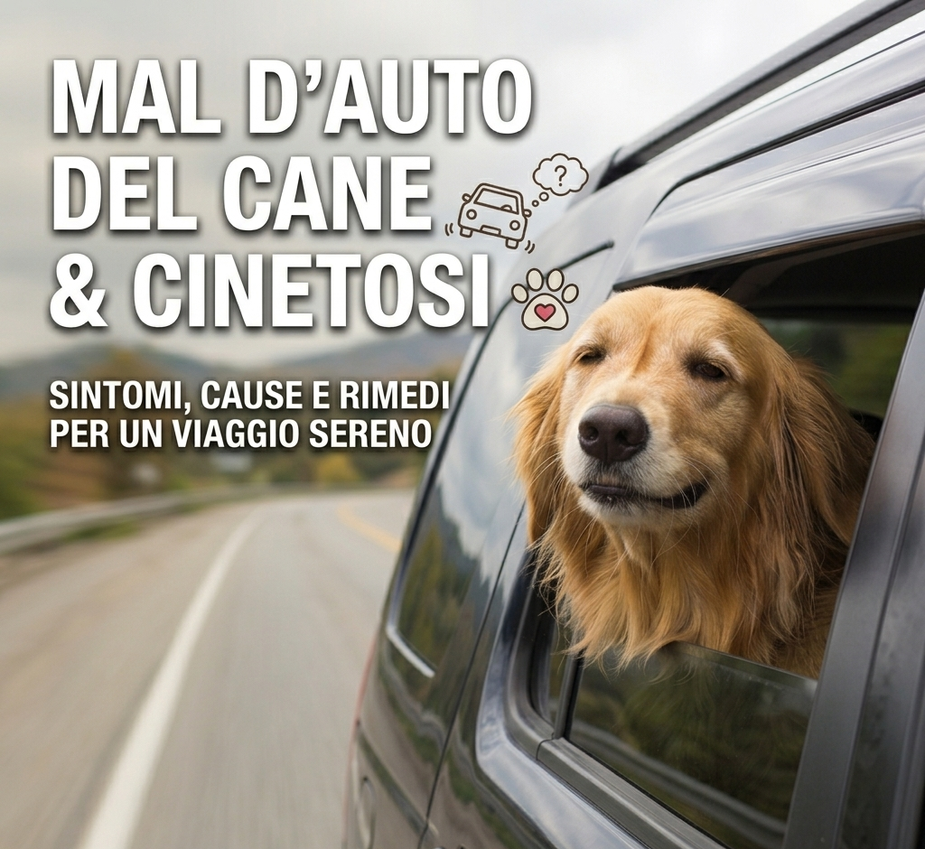 Mal d’auto del cane e cinetosi nel Golden Retriever