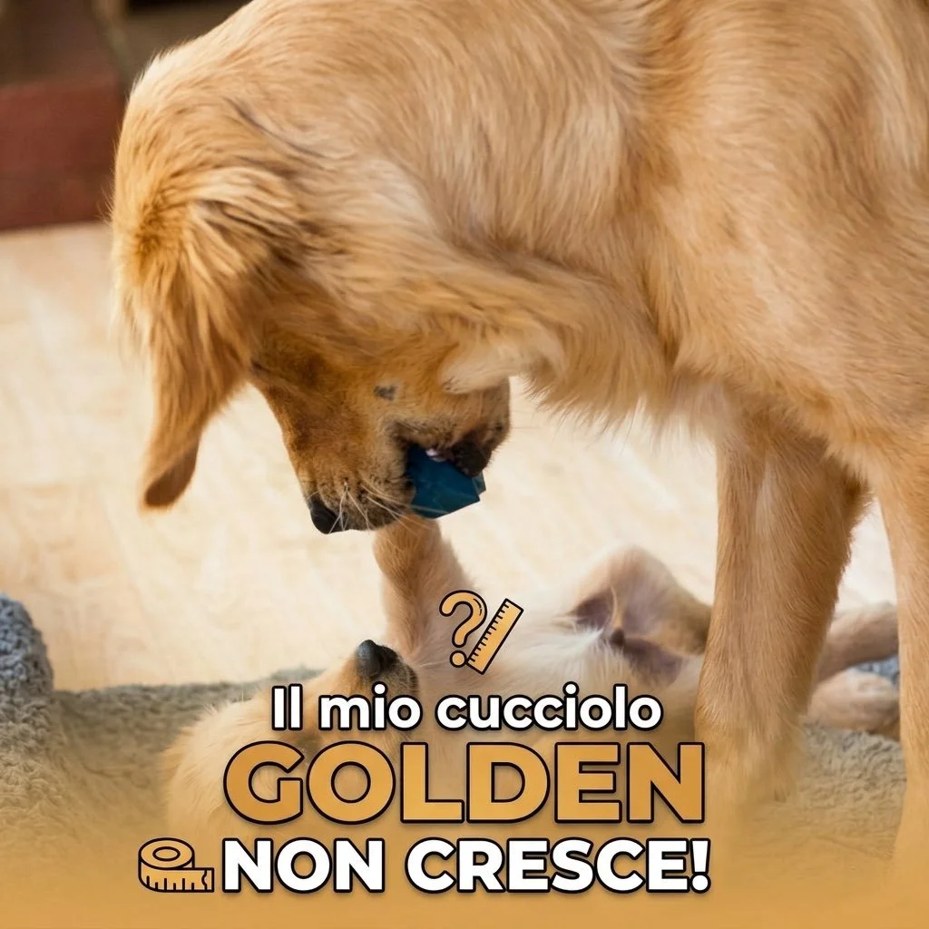 Il mio cucciolo Golden non cresce!