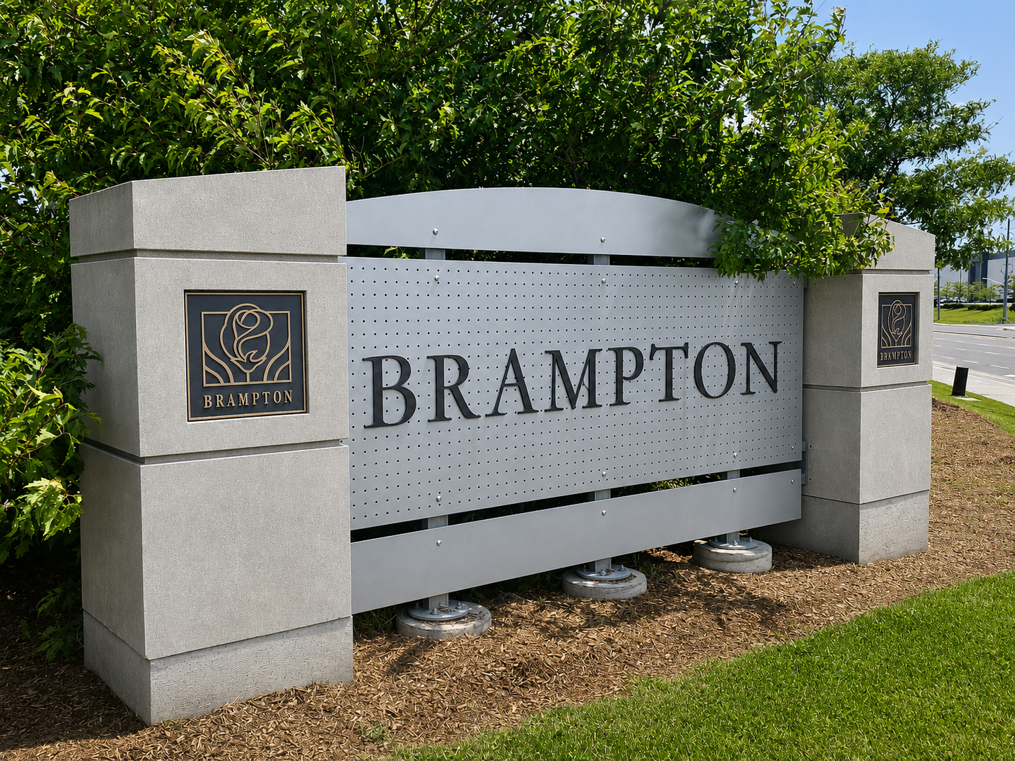Brampton Sign in Bram West