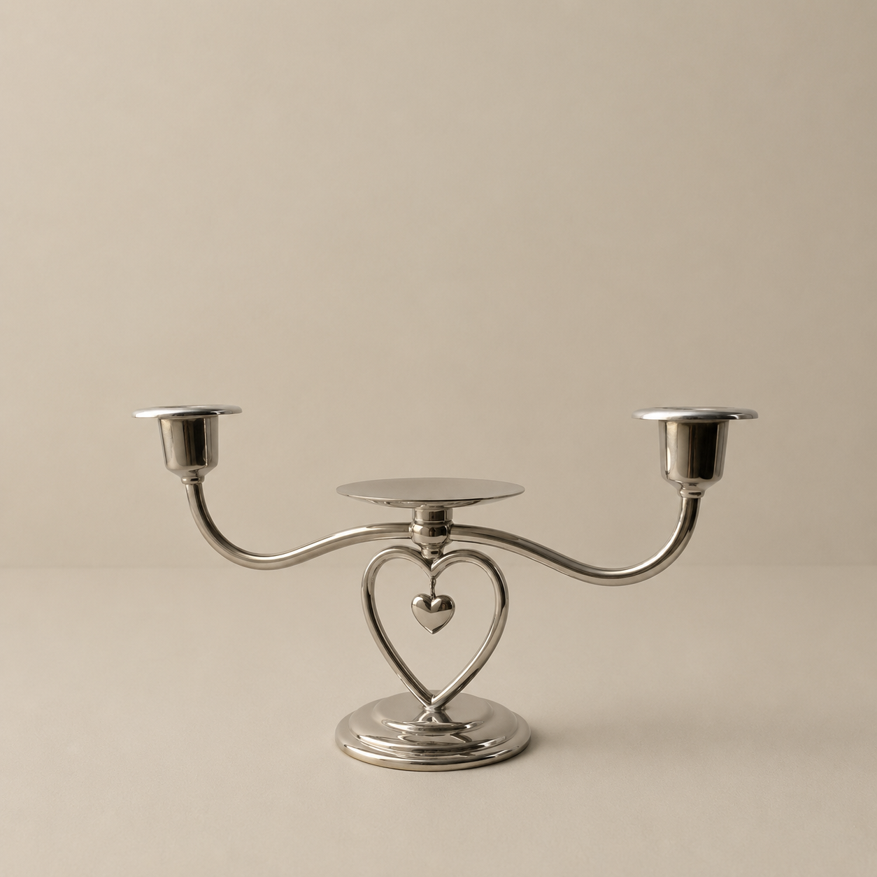 Vintage Chrome Candelabra