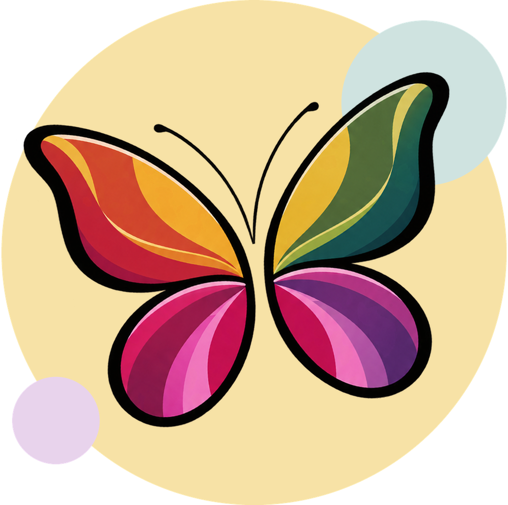 Berea Stress Free Bookkeeping Butterfly logo
