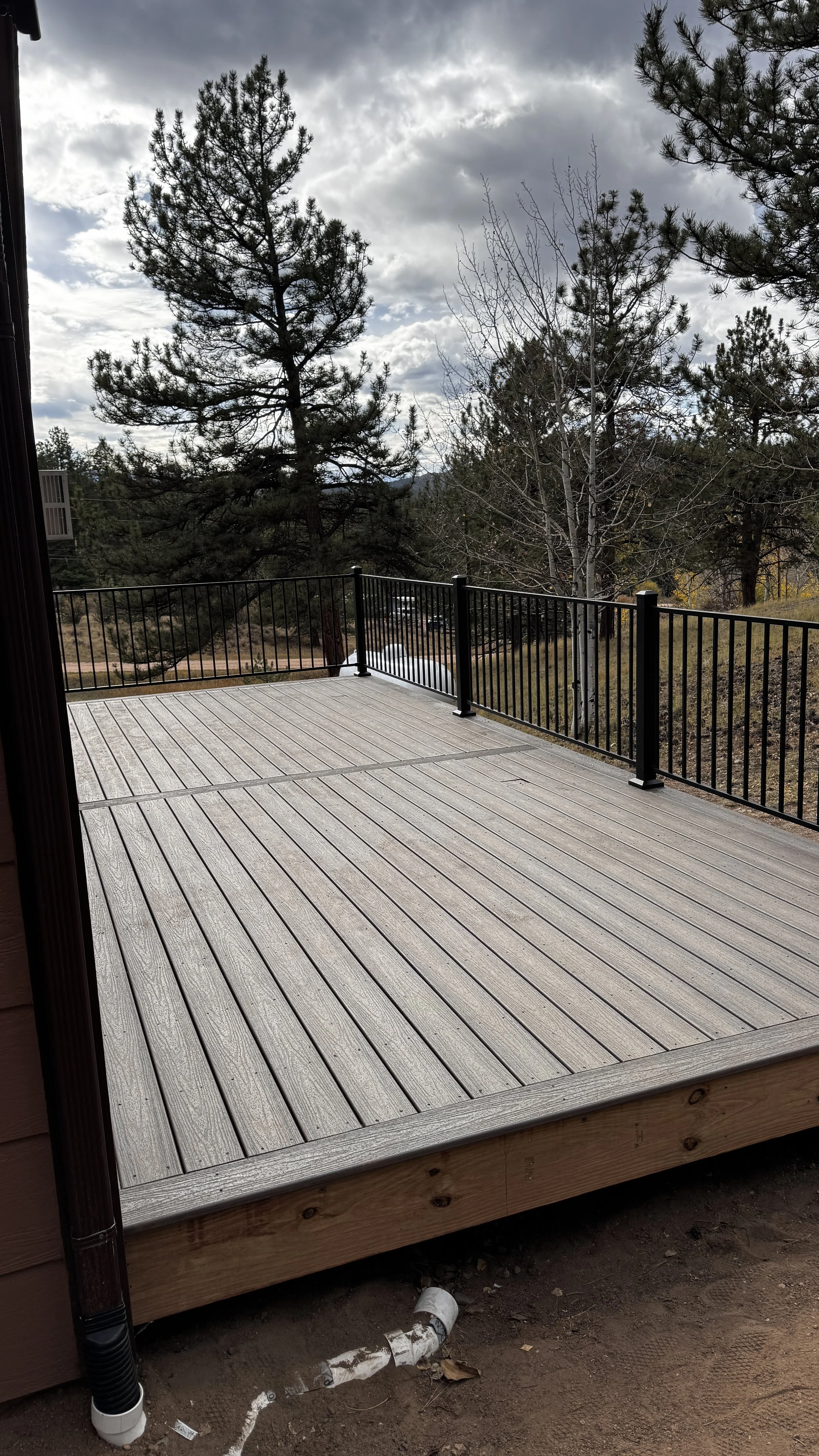 treated deck composite decking