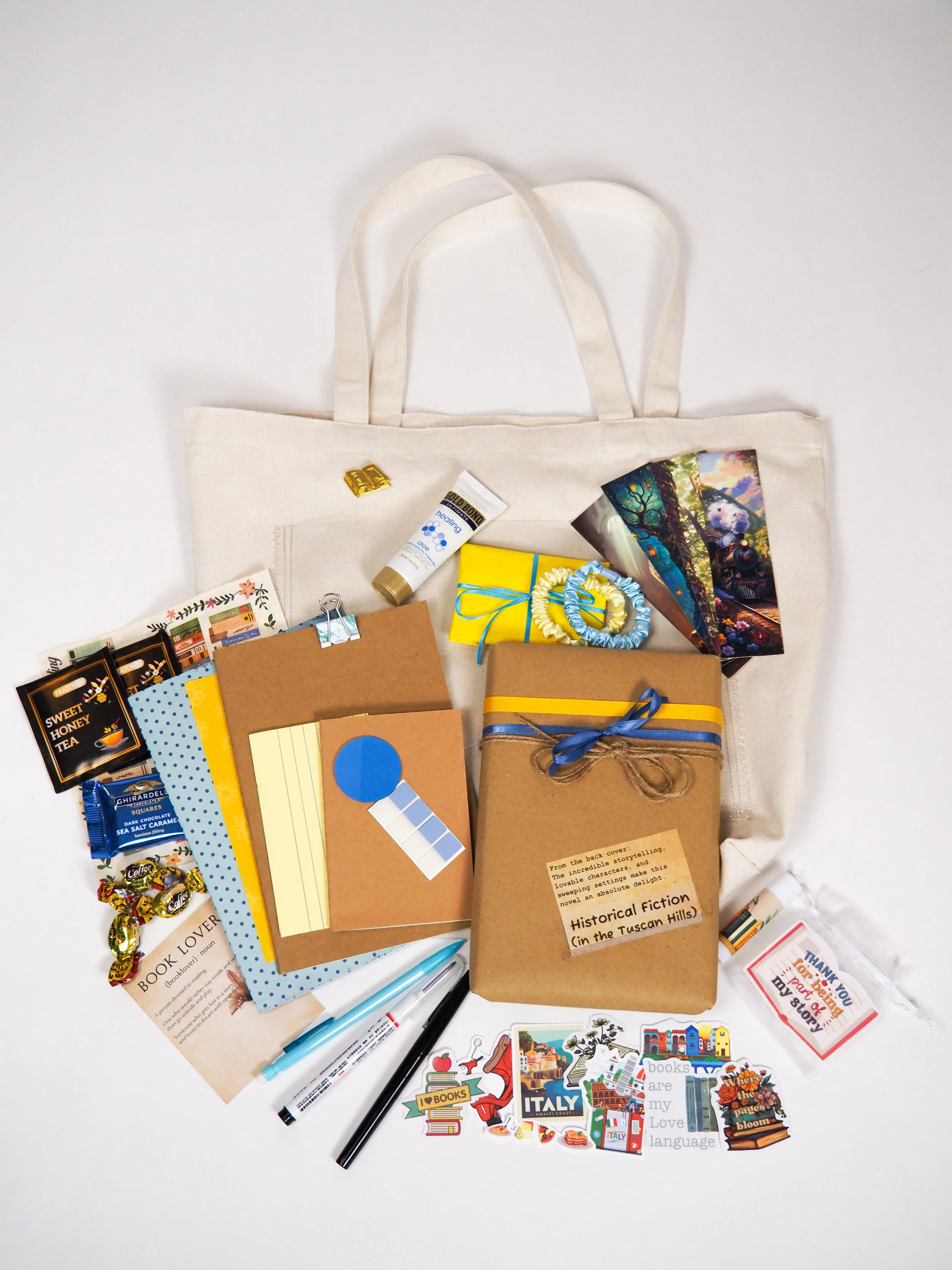 Blind Date Book Tote YOU pick the genre