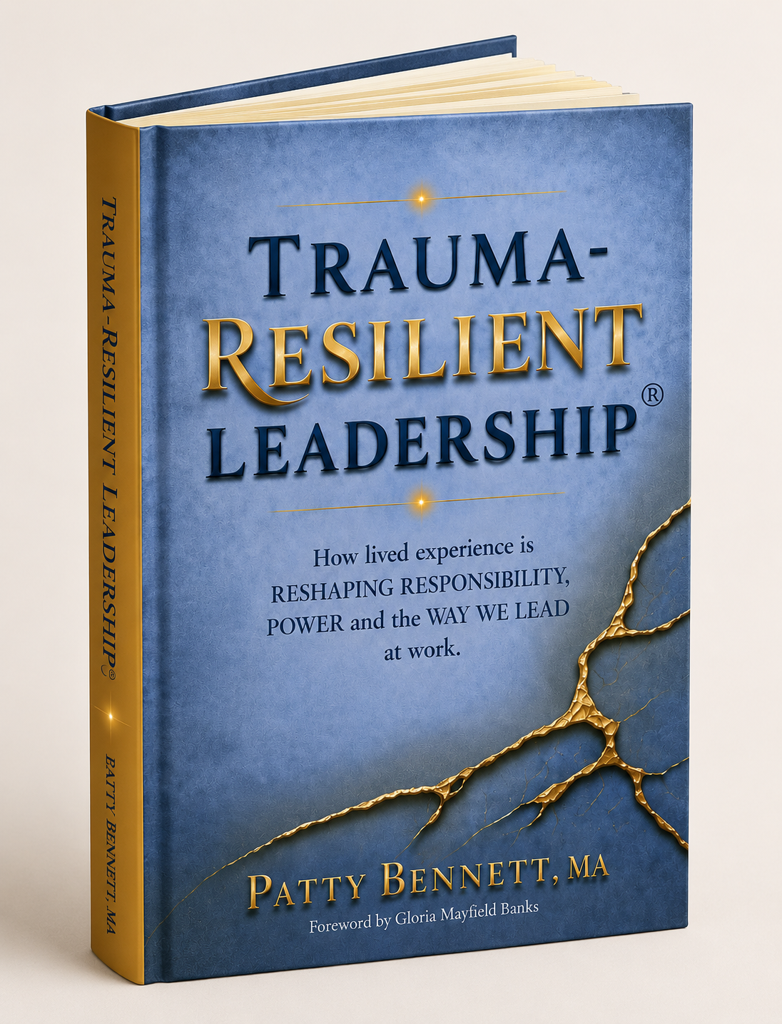 Cover of Trauma-Resilient Leadership® by Patty Bennett featuring the S.H.I.F.T. Model ® leadership framework.
