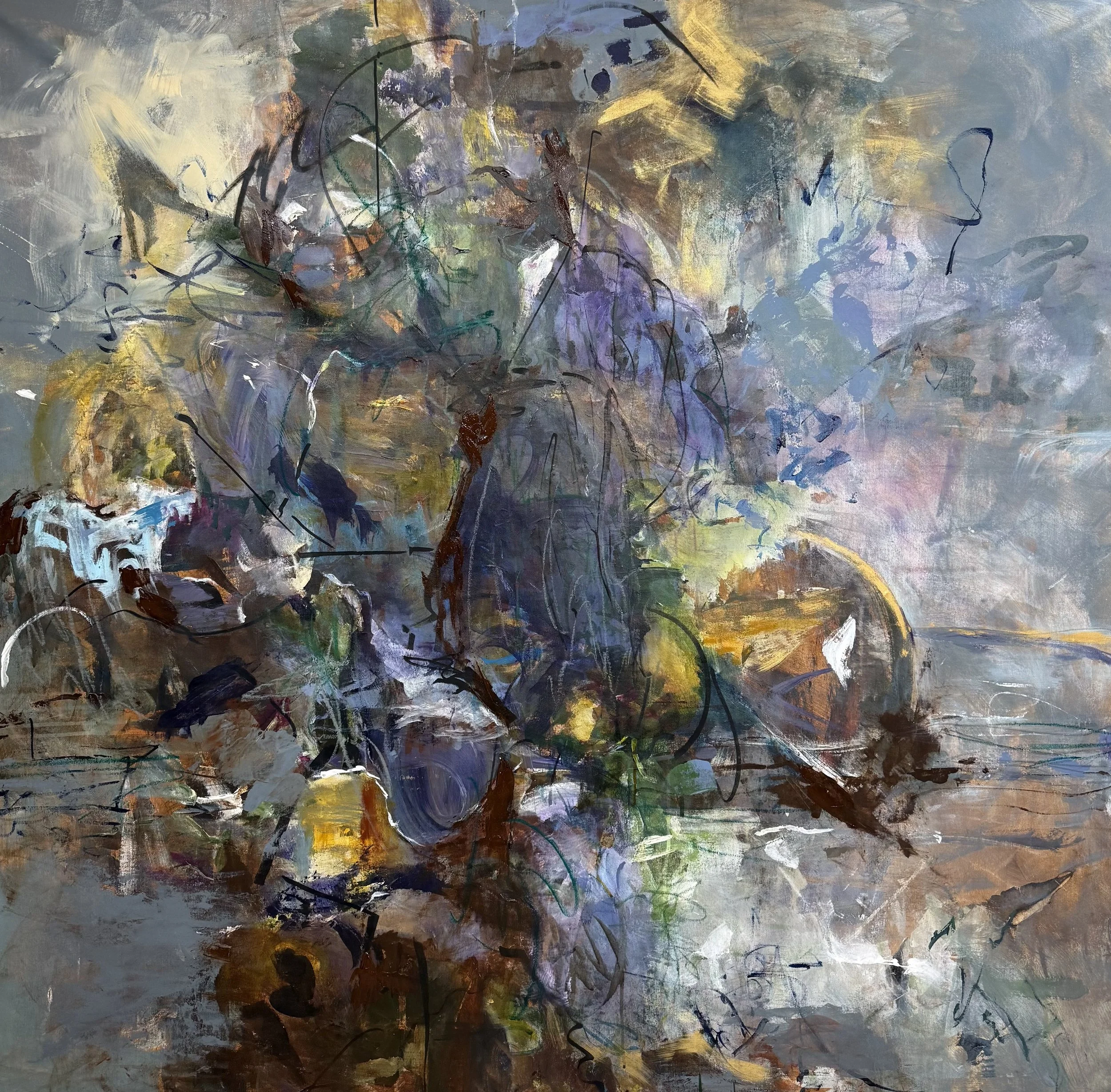 Salt & Vine 
58 in x 58 in 
Acrylic on Canvas