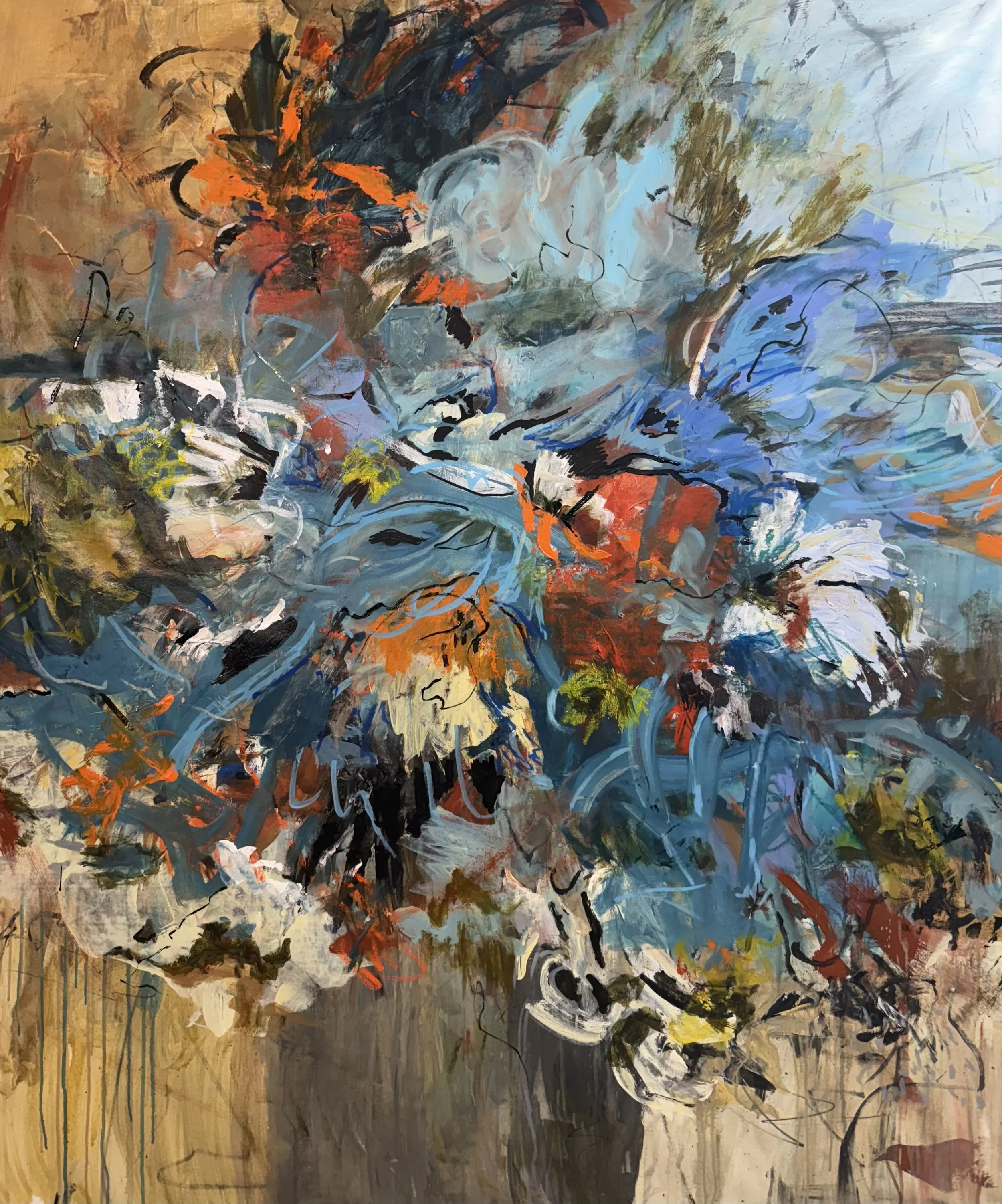 Don't you Forget about Me 
(available through Vida Del Arté Gallery)
Acrylic on Canvas 