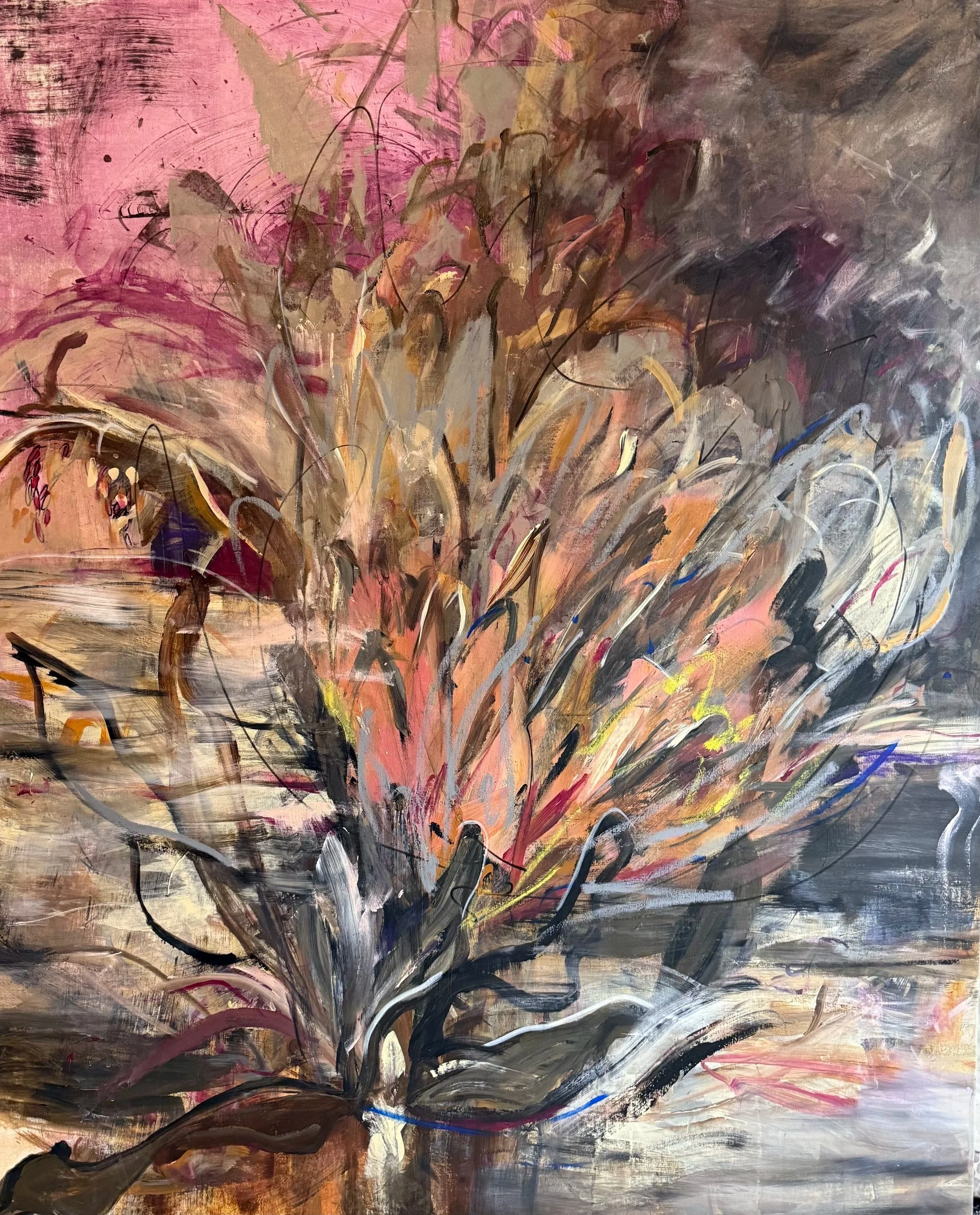 Tuis Lied (Home Song)
53.5 in x 43in
Acrylic on Canvas