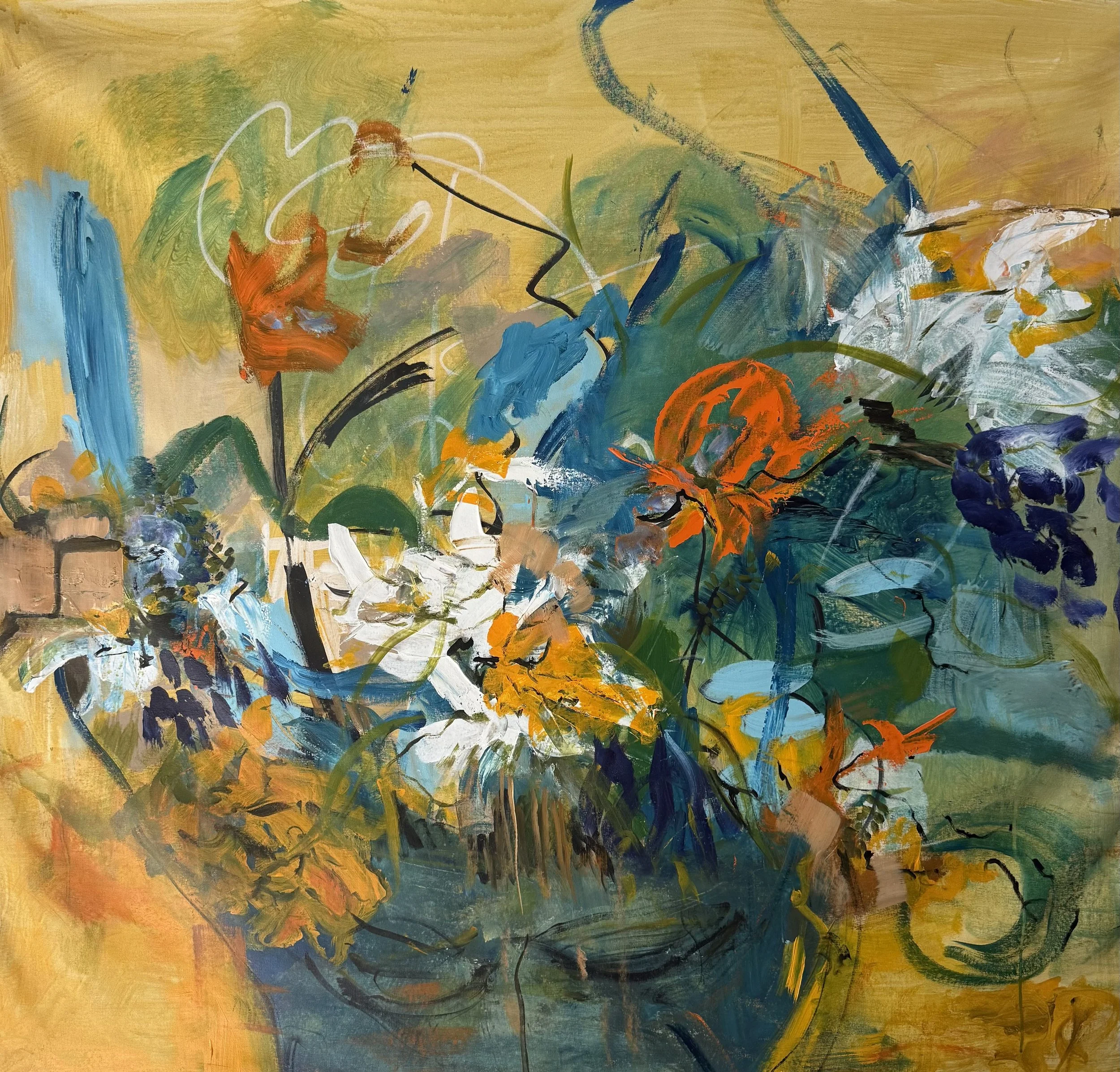 A Wild Yes 
53 in x 57 in
Acrylic on Canvas
