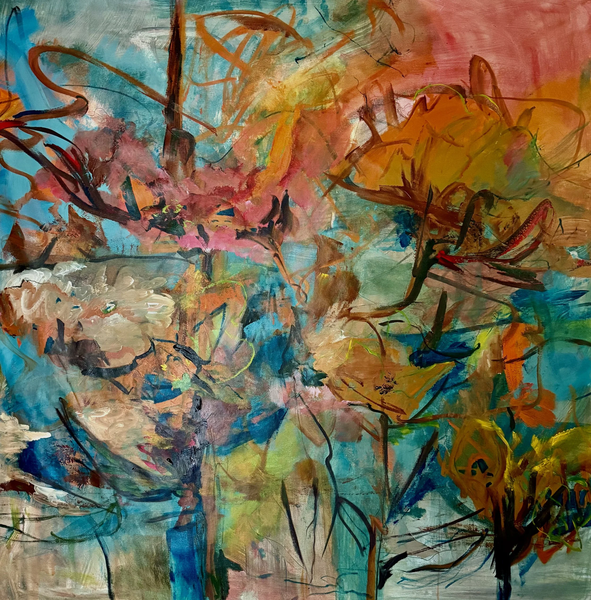 After Glow
52 in x 52 in 
Acrylic on Canvas 