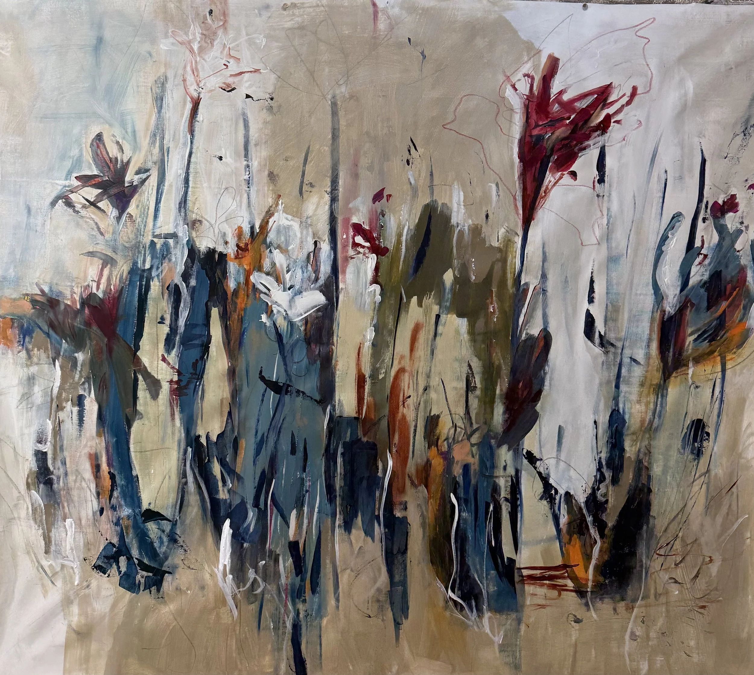 Quiet Signals
55 in x 46 in
Acrylic on Canvas