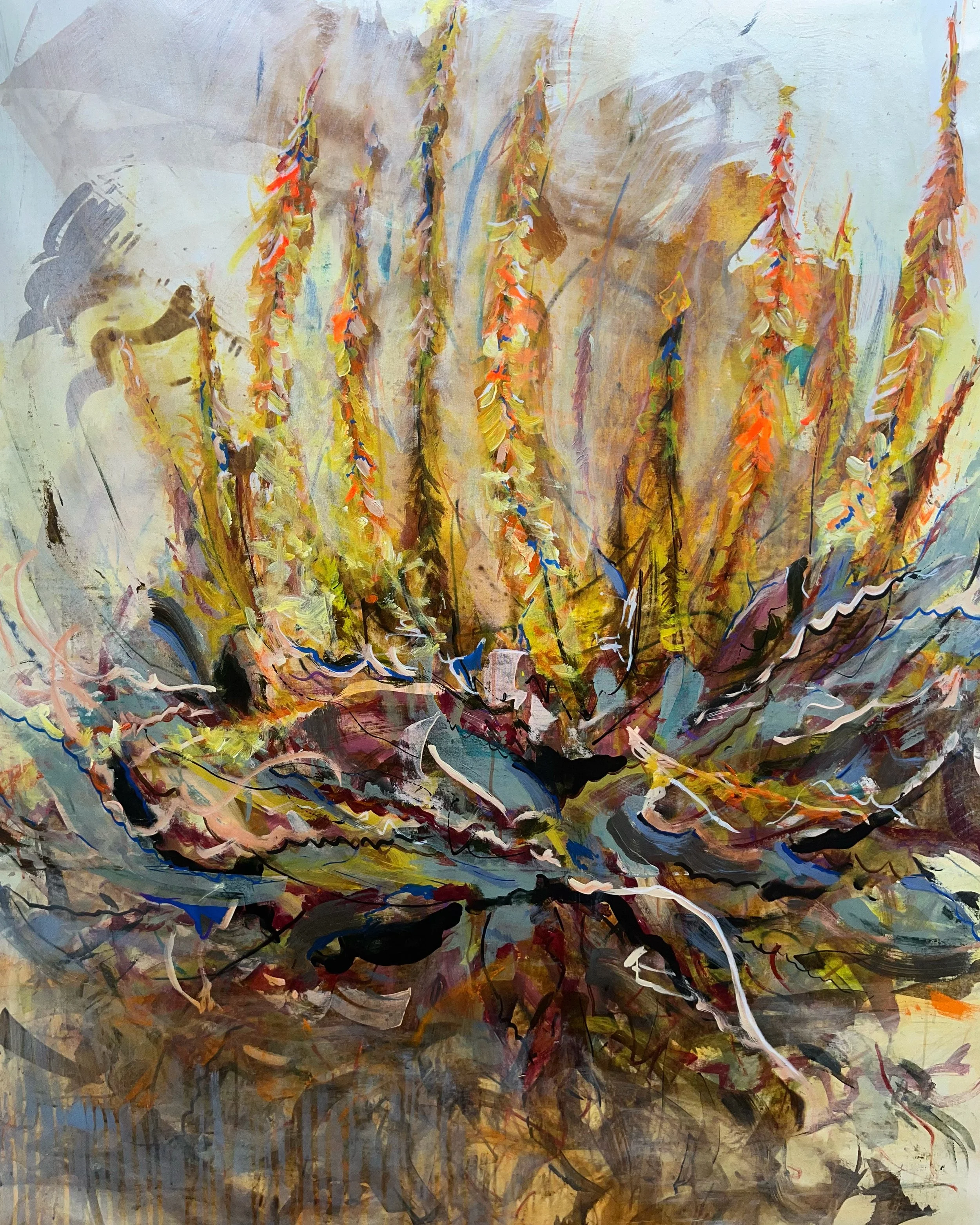 Lion's River 
58 in x 48 in 
Acrylic on Canvas 